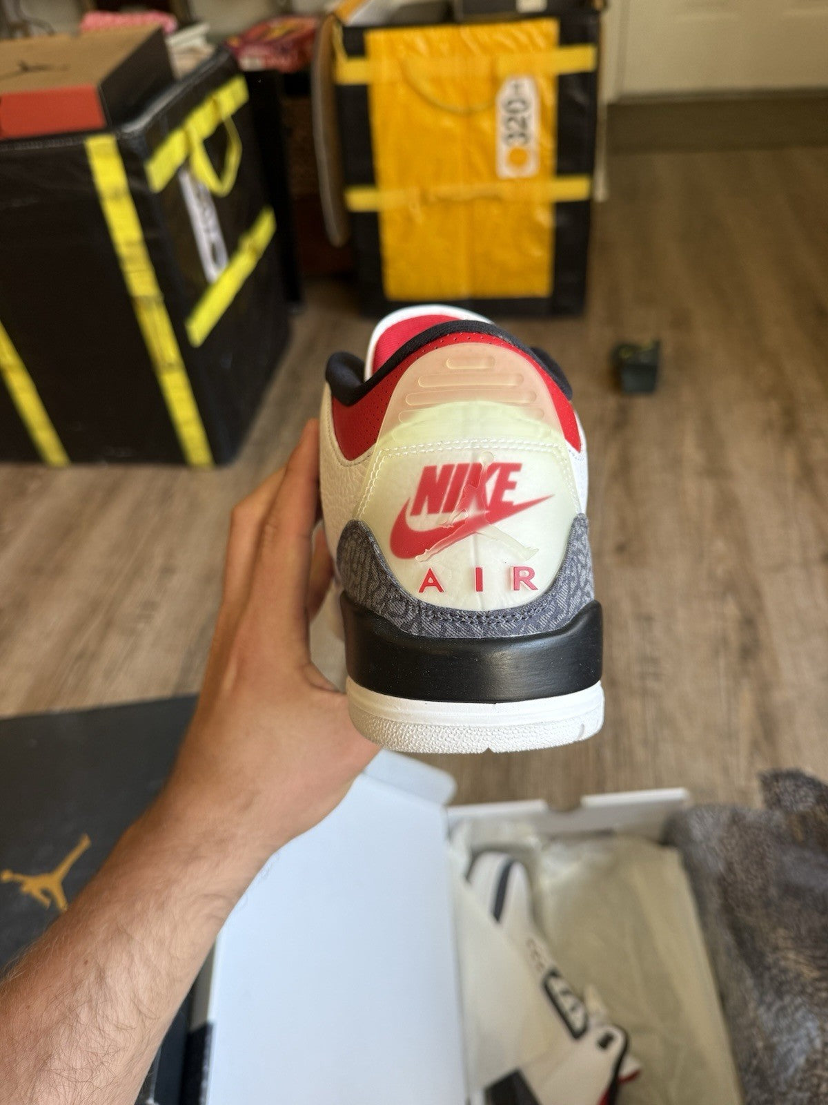 Size 10.5 - Jordan 3 Retro Denim SE Fire Red 2020 (Brand New)