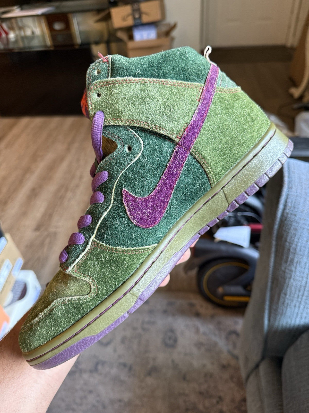 Size 10 - Nike Dunk Premium SB High Skunk
