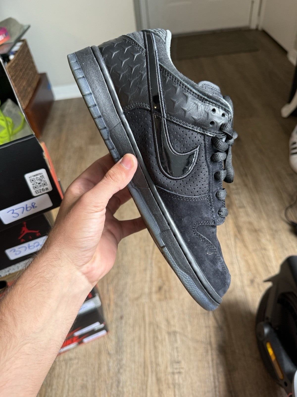 Size 10 - Nike Dunk Low Oregon Ducks of A Feather Black