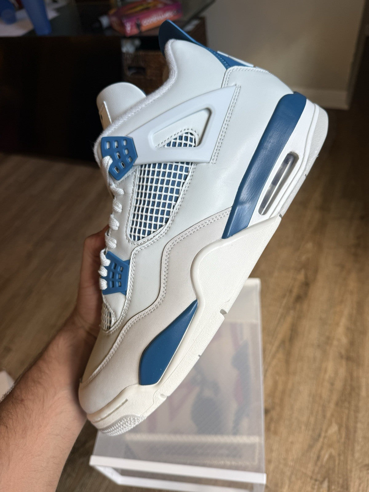 Size 13 - Jordan 4 Retro Military Blue