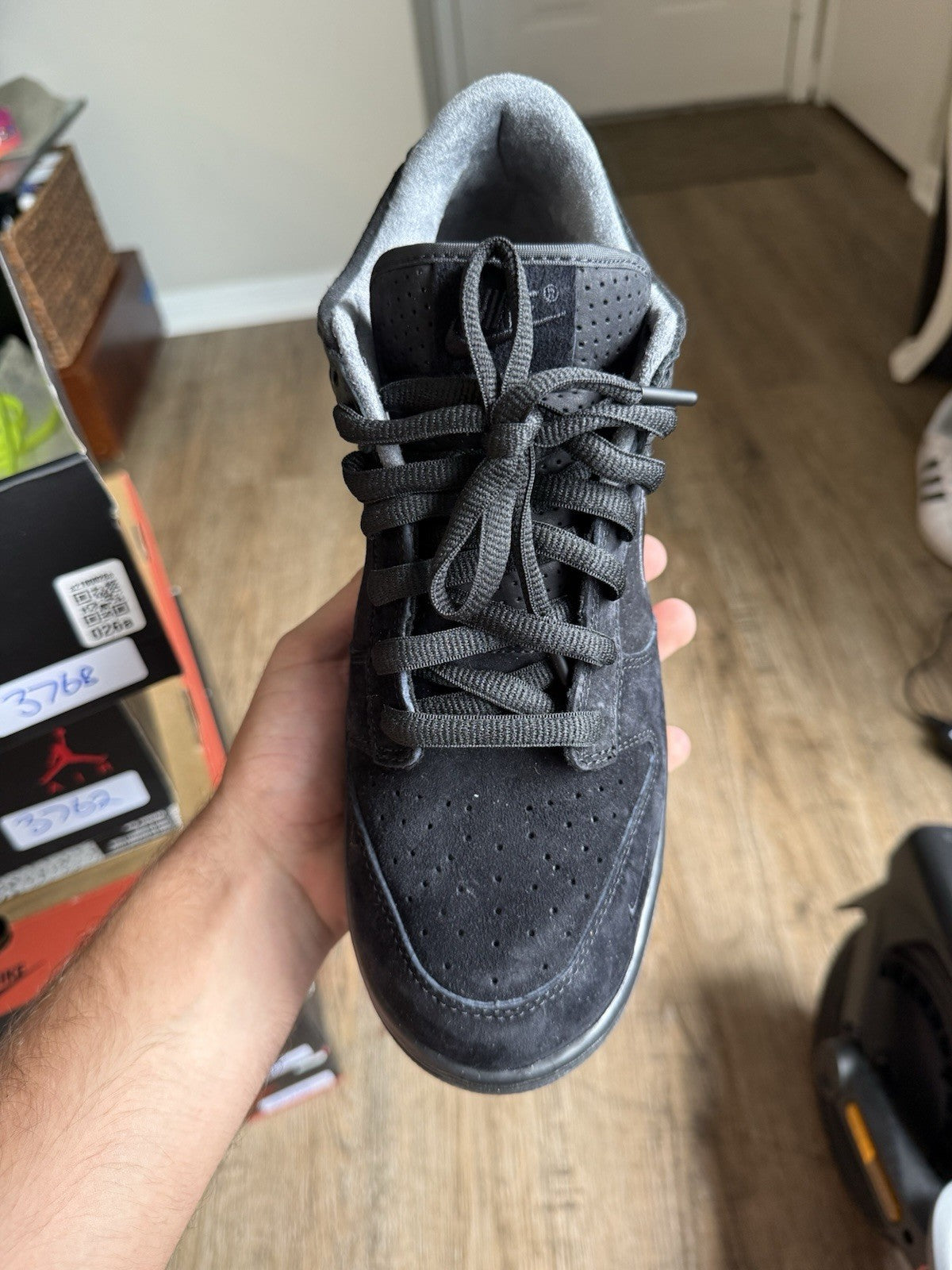 Size 10 - Nike Dunk Low Oregon Ducks of A Feather Black