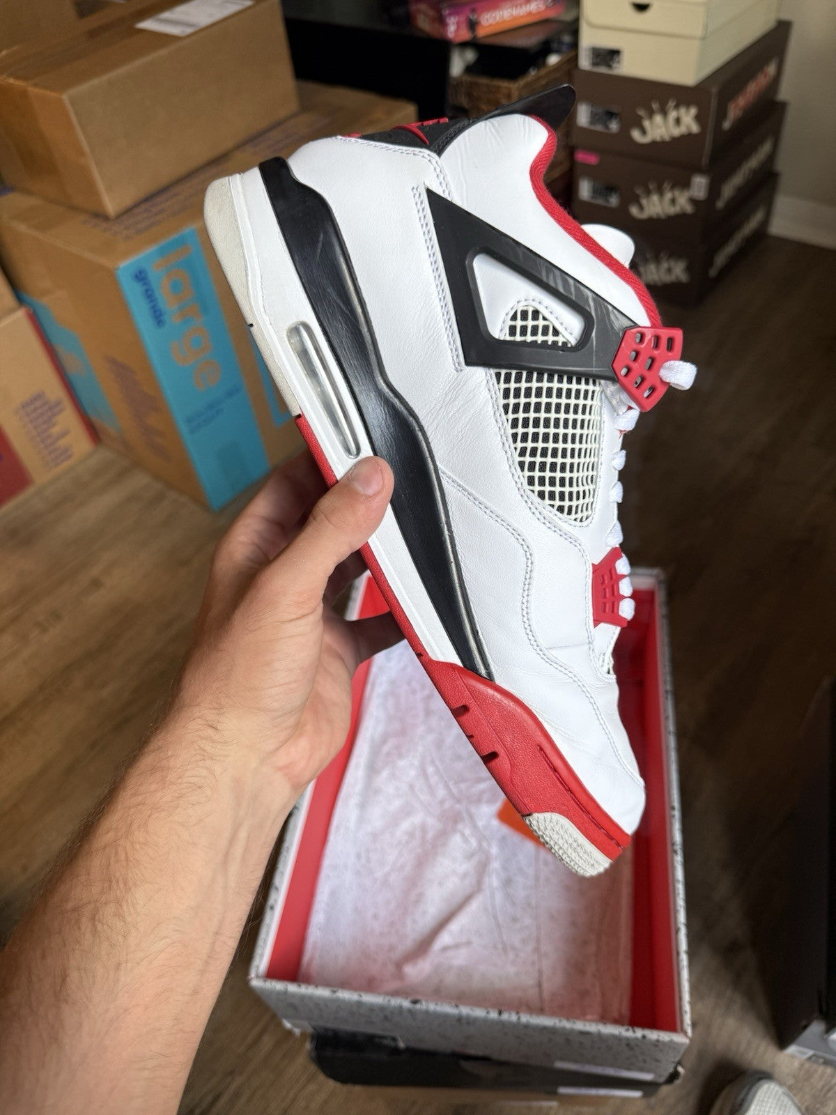 Size 13 - Jordan 4 Retro Fire Red (2020)