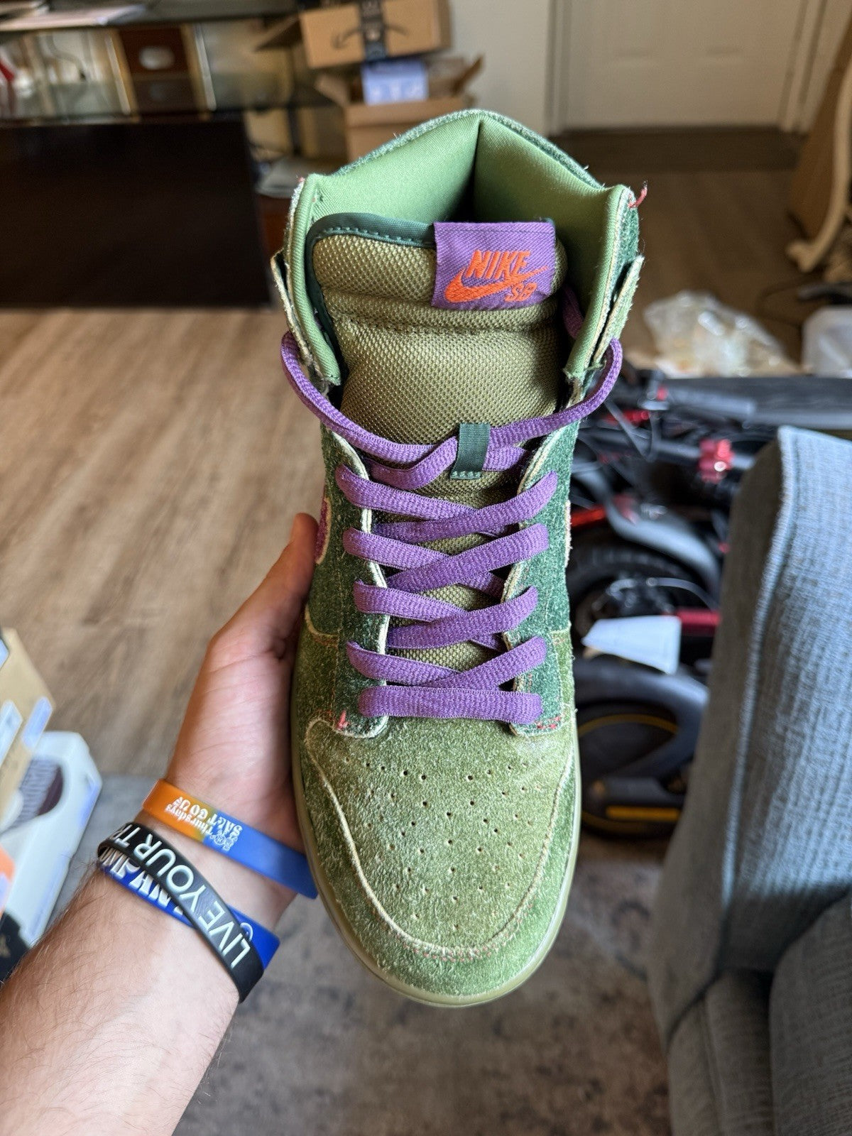 Size 10 - Nike Dunk Premium SB High Skunk