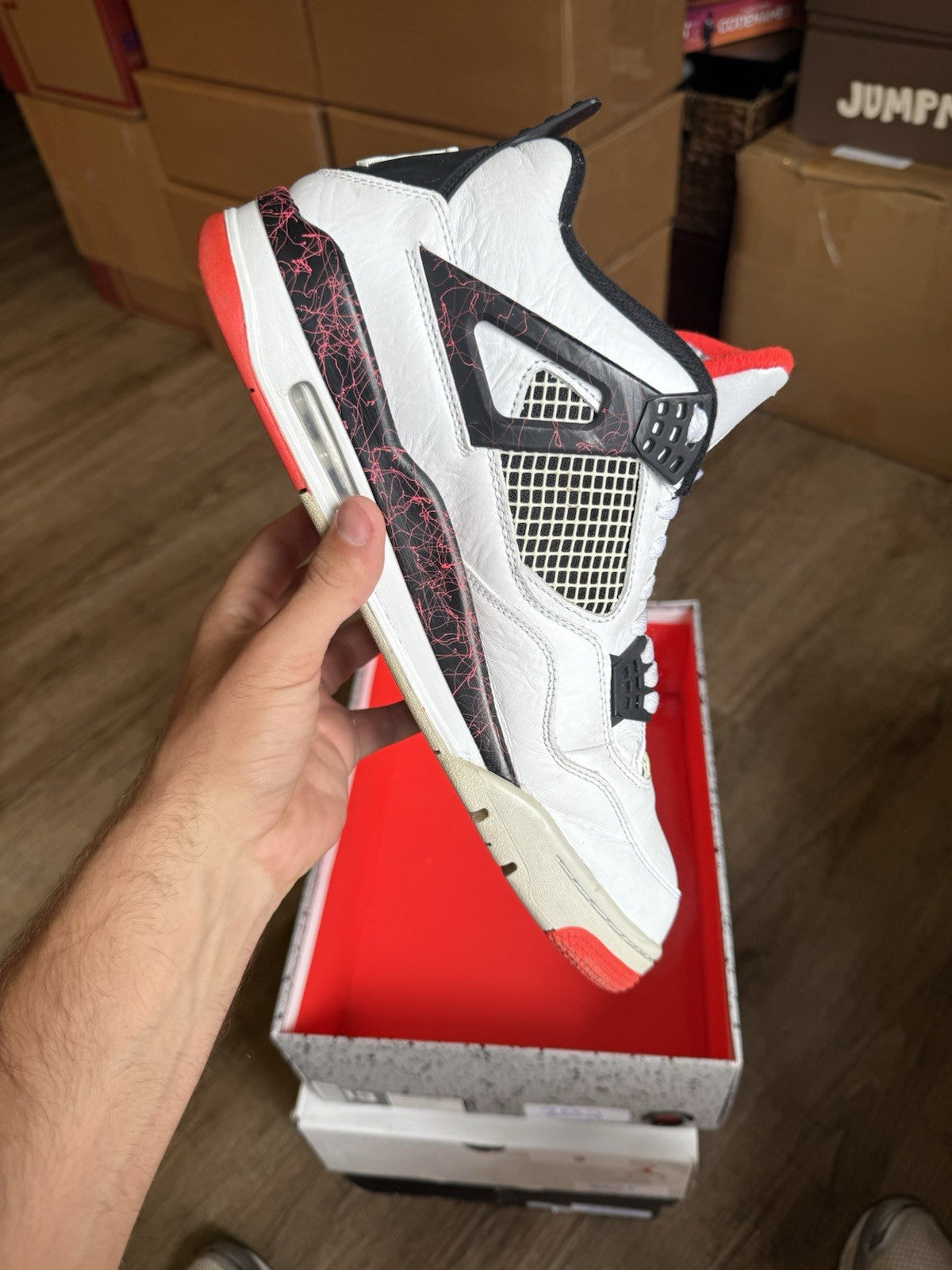 Size 13 - Jordan 4 Retro Flight Nostalgia