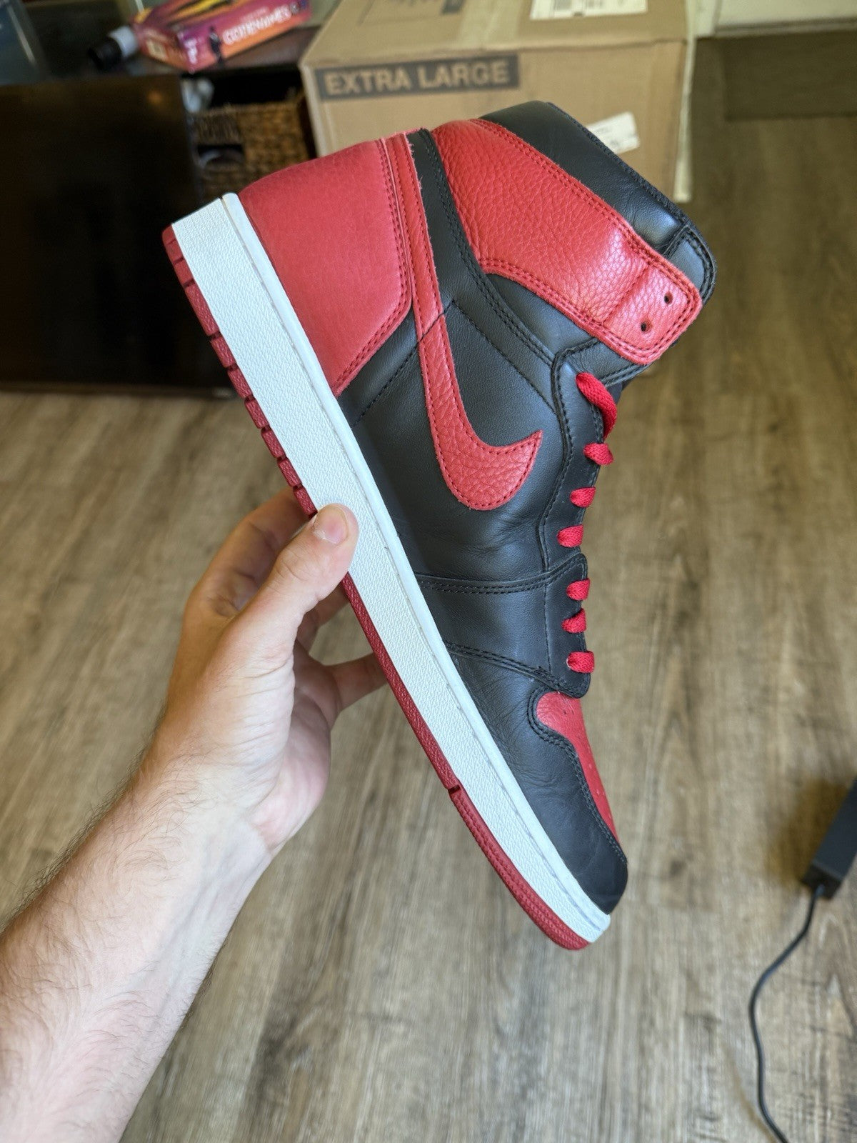 Size 14 - Jordan 1 Retro Bred Banned (2016)