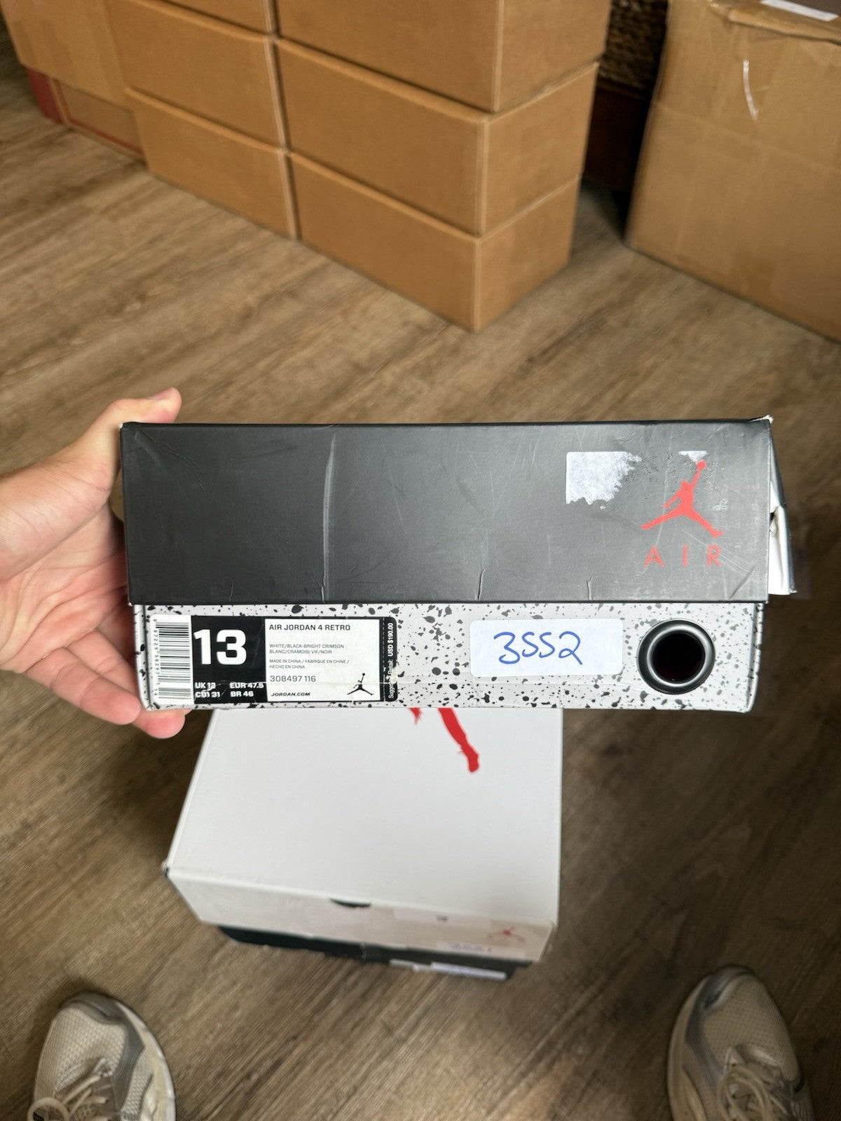 Size 13 - Jordan 4 Retro Flight Nostalgia