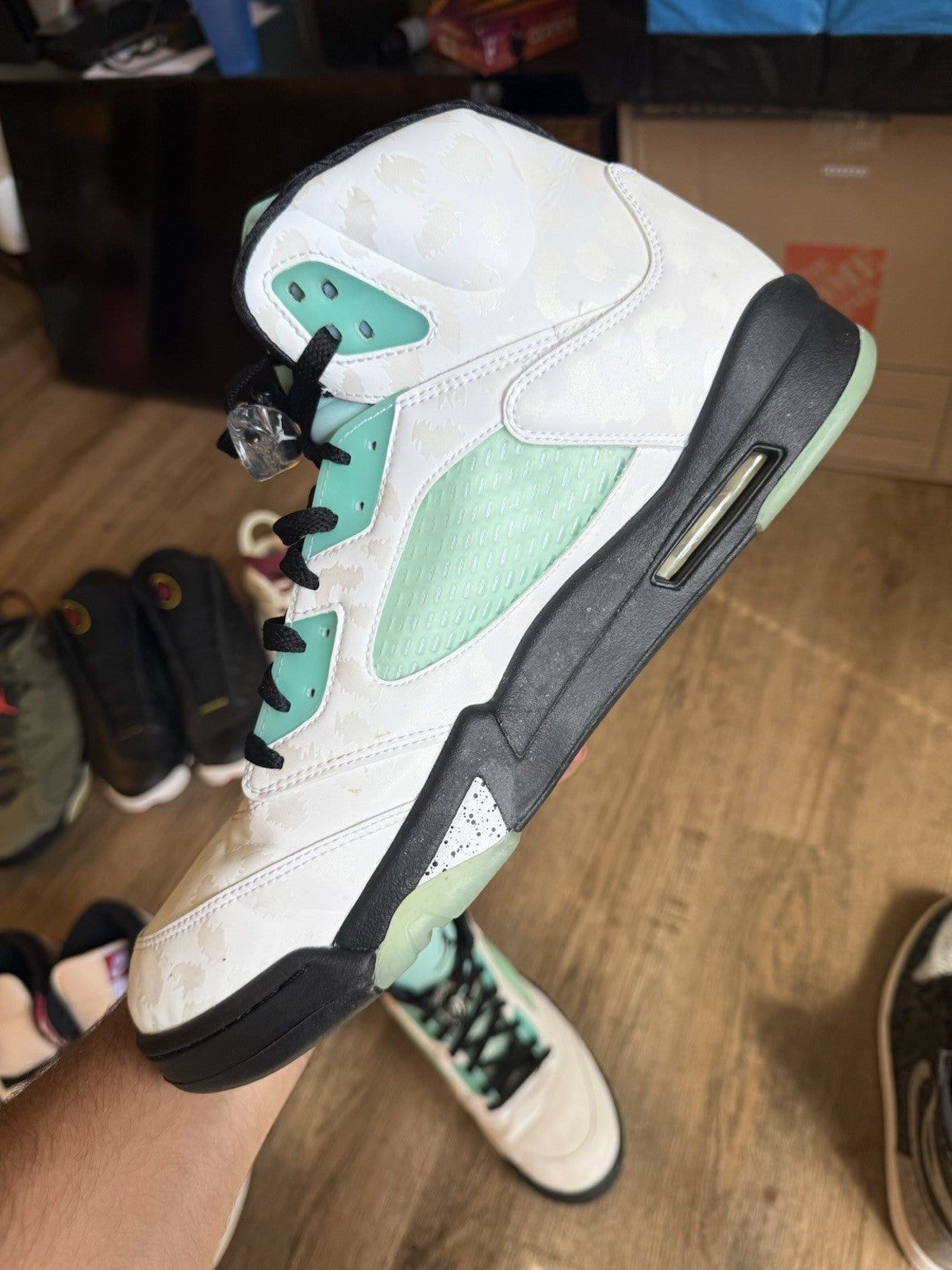 Size 14 - Jordan 5 Retro Island Green (2019)