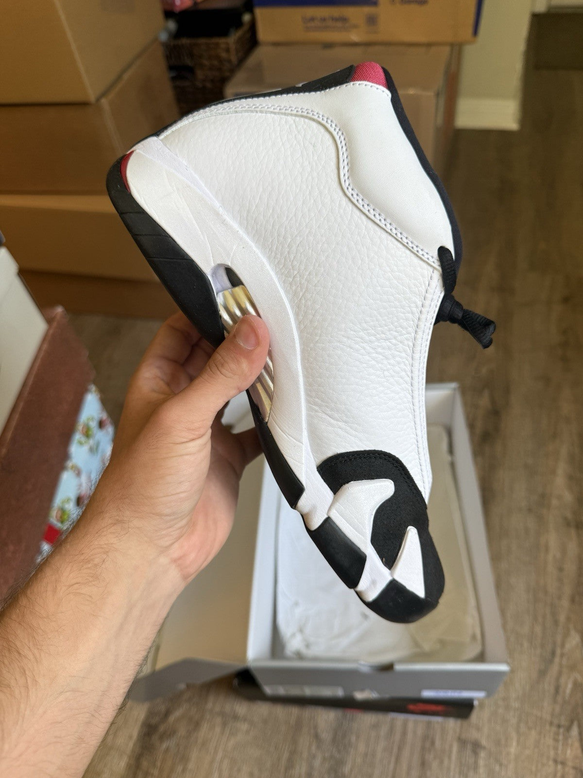 Size 9 - Jordan 14 Retro Black Toe (2024)