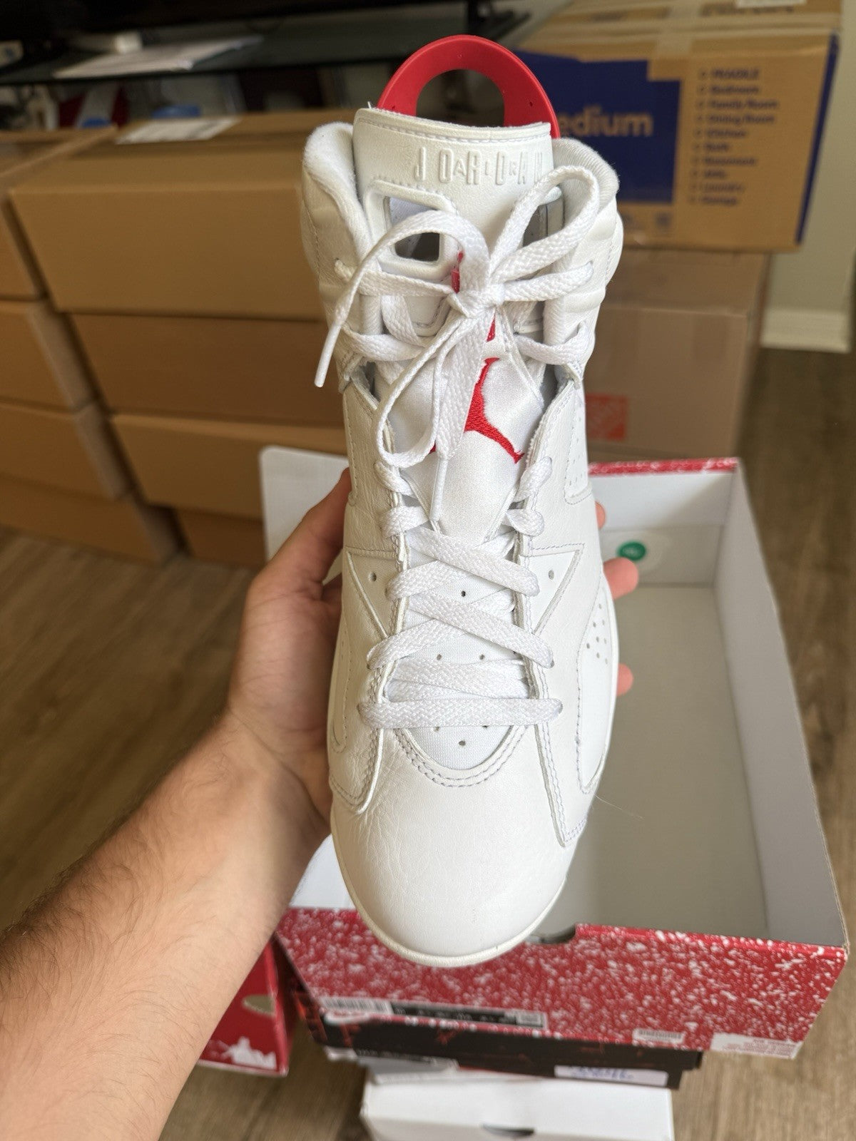 Size 10 - Jordan 6 Retro Red Oreo