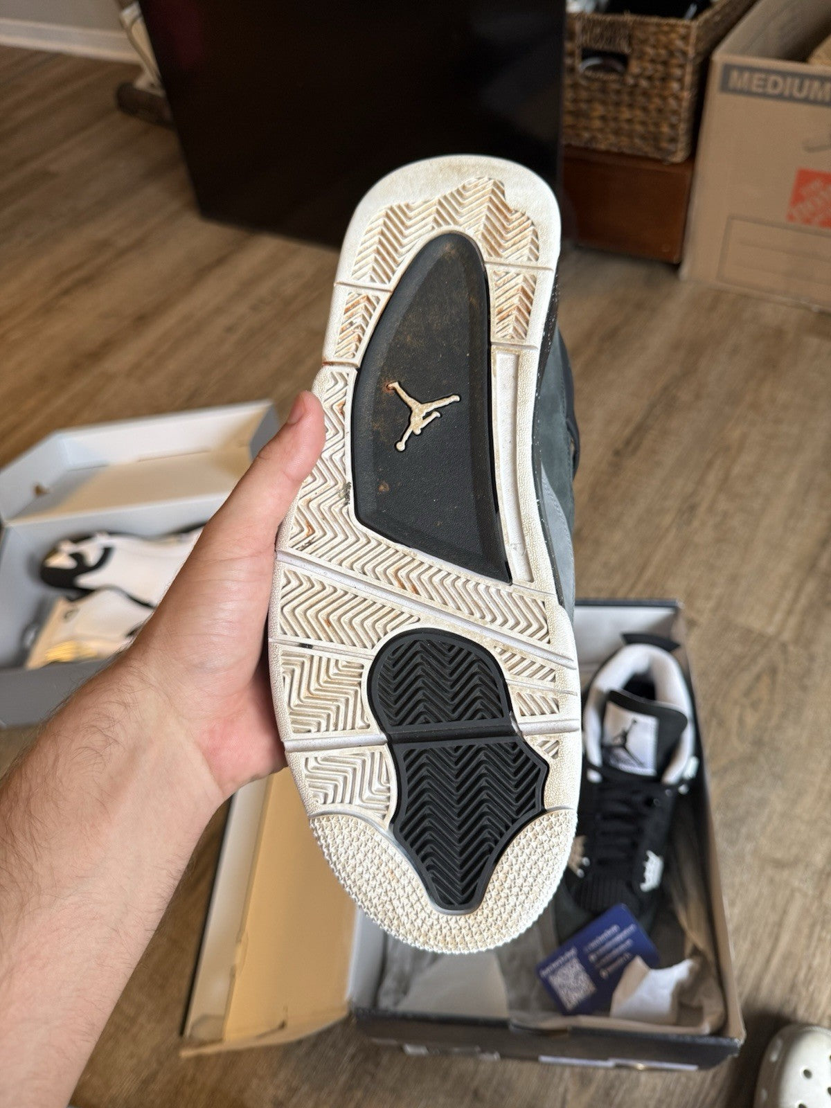 Size 11.5 - Jordan 4 Retro Fear (2024)
