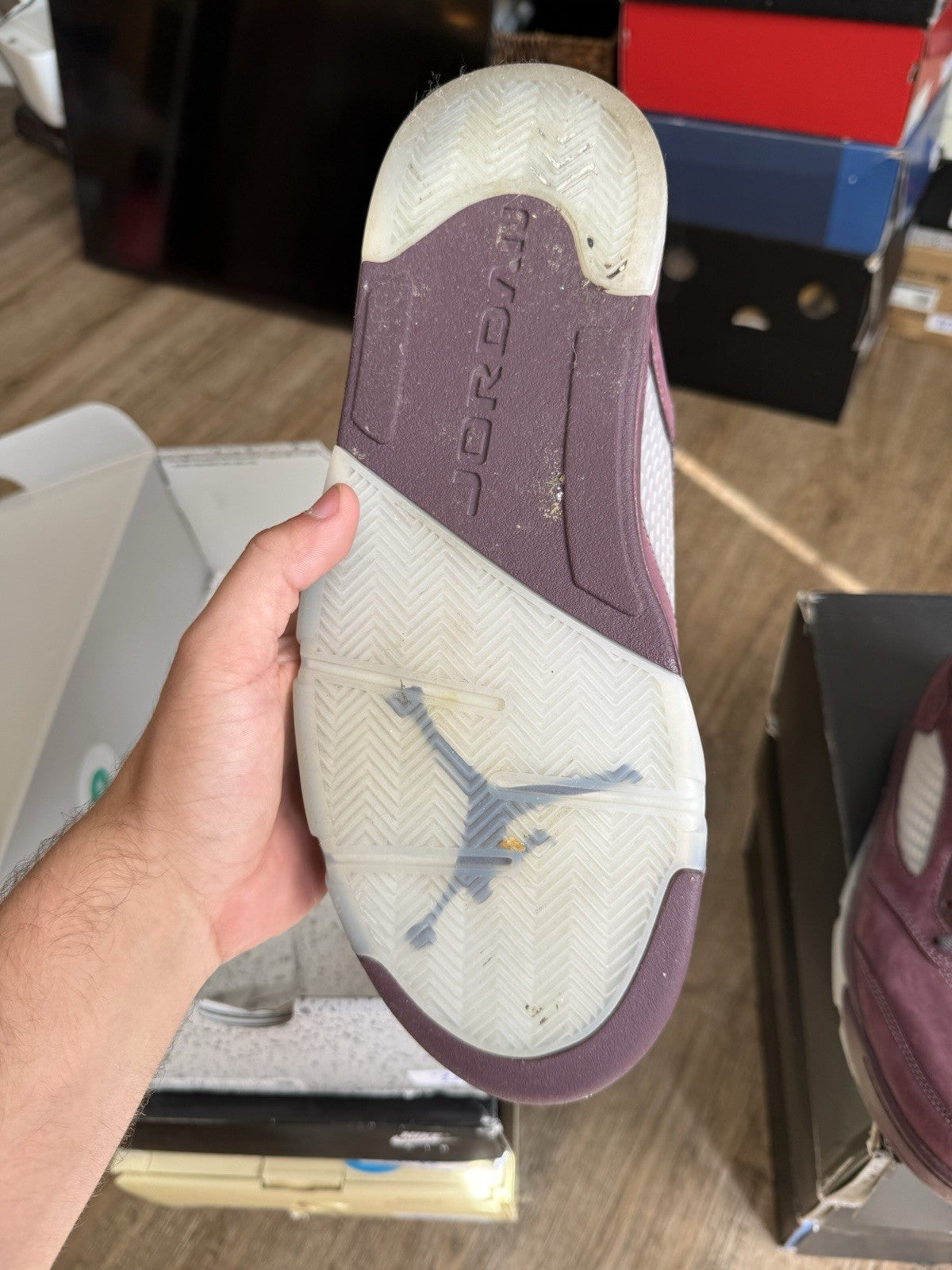 Size 12 - Jordan 5 Retro Burgundy