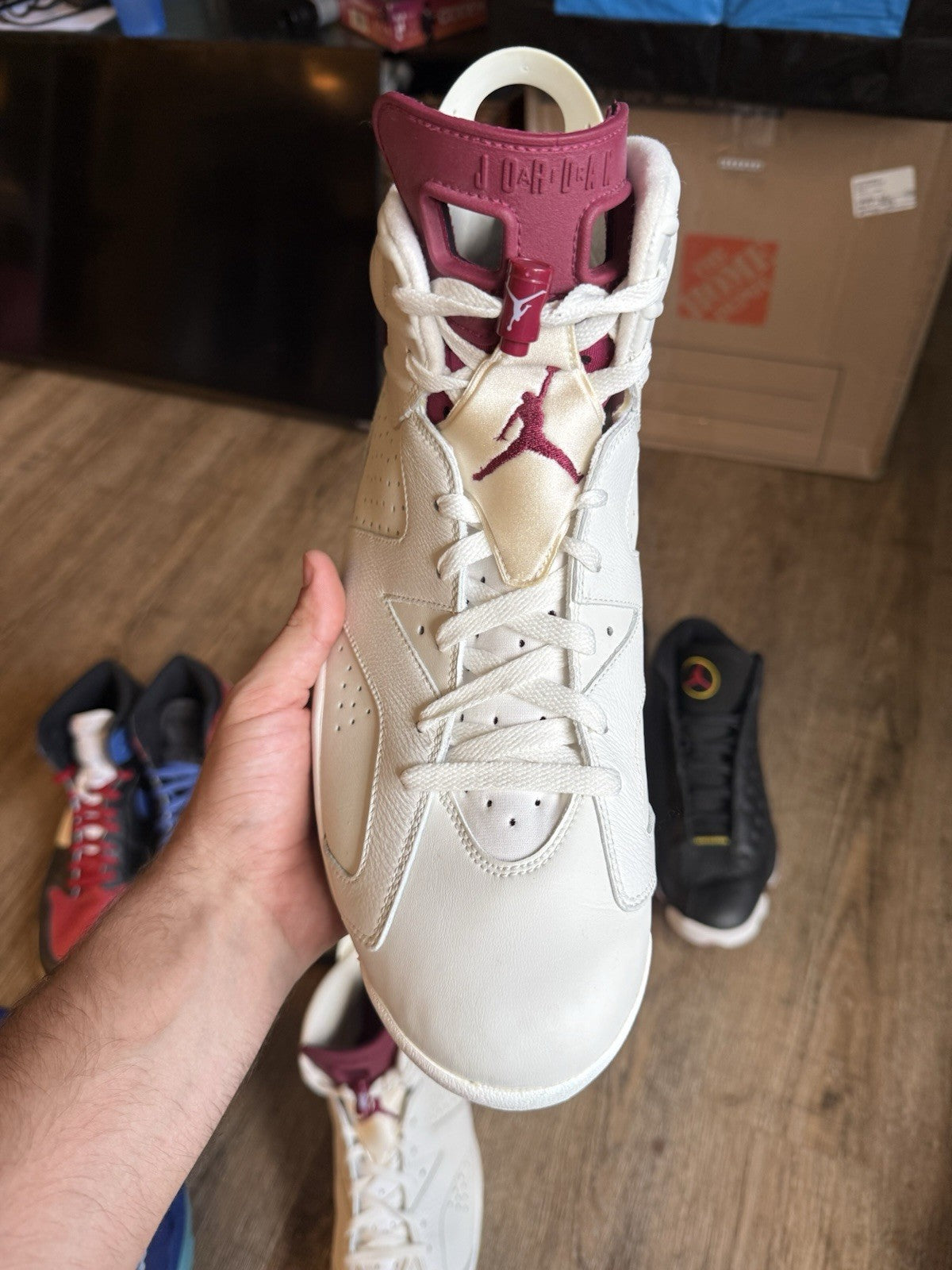 Size 14 - Jordan 6 Retro Maroon (2015)
