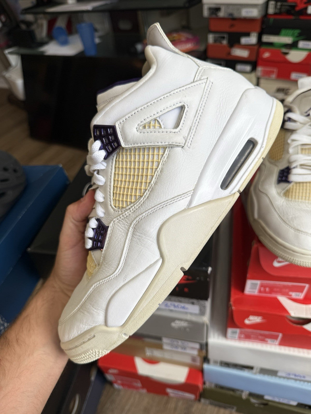 Size 10.5 - Jordan 4 Retro Mid Purple Metallic