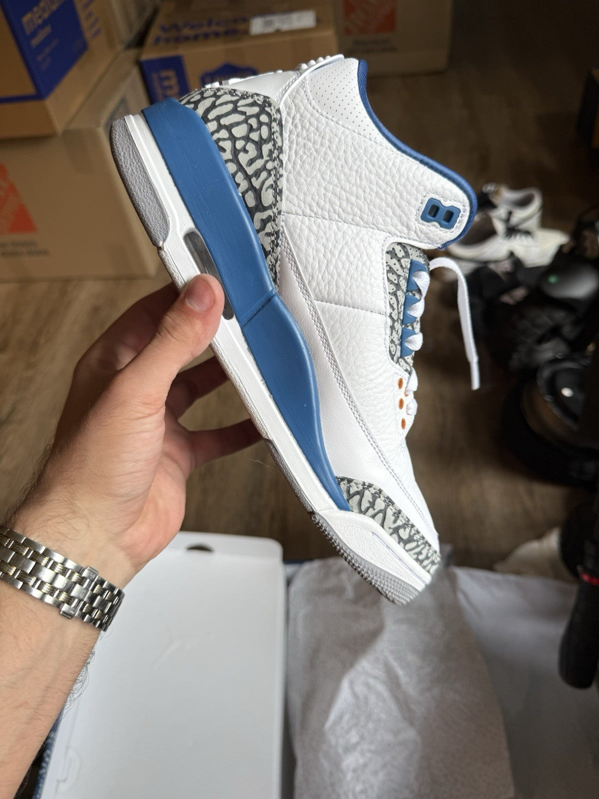 Size 8 - Jordan 3 Retro Mid Washington Wizards