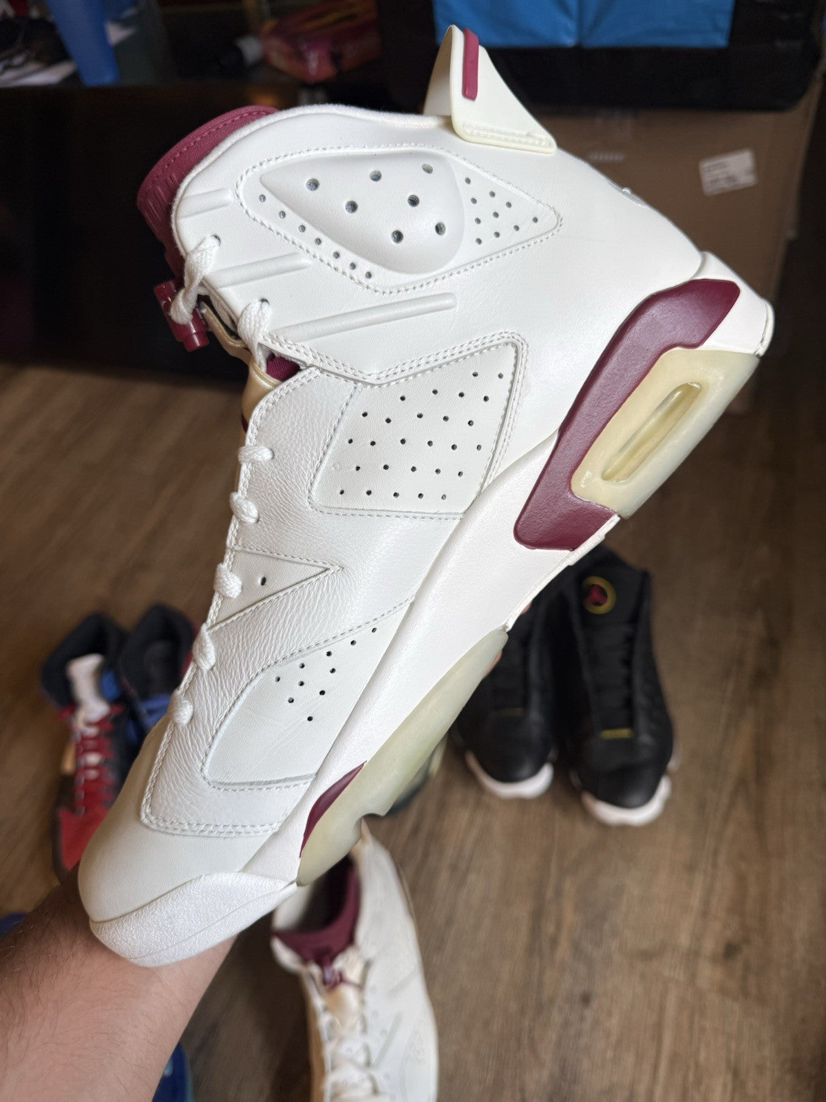 Size 14 - Jordan 6 Retro Maroon (2015)