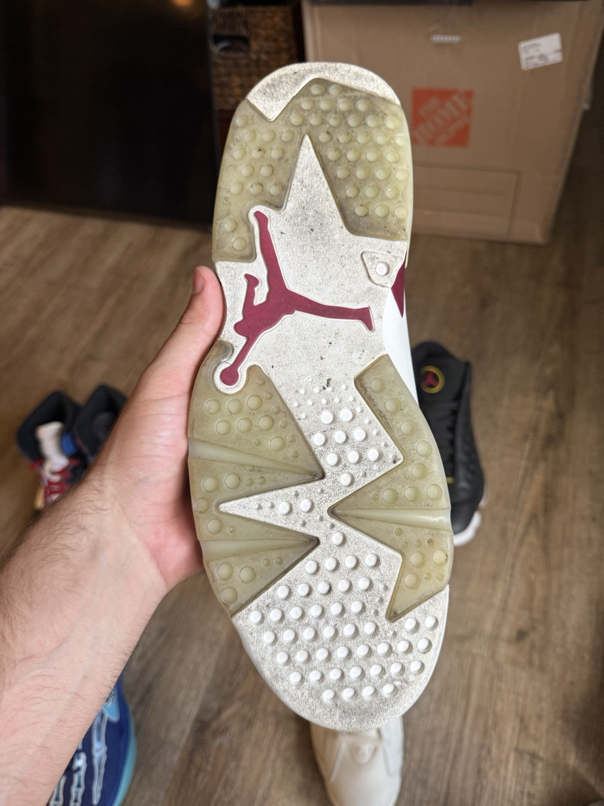 Size 14 - Jordan 6 Retro Maroon (2015)