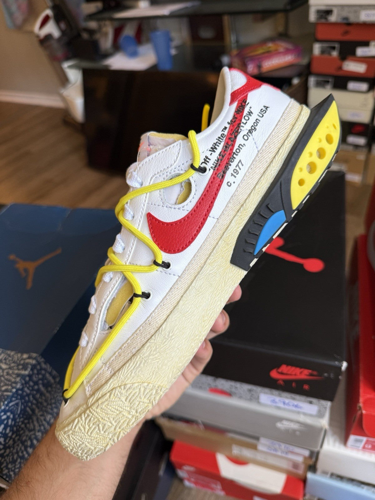 Size 8 - Nike Blazer Low x Off-White White 2022