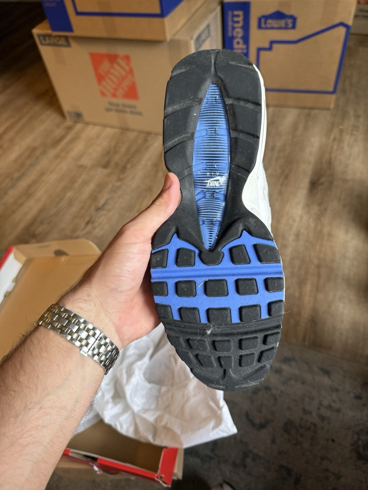 Size 8 - Nike Air Max 95 Black Medium Blue