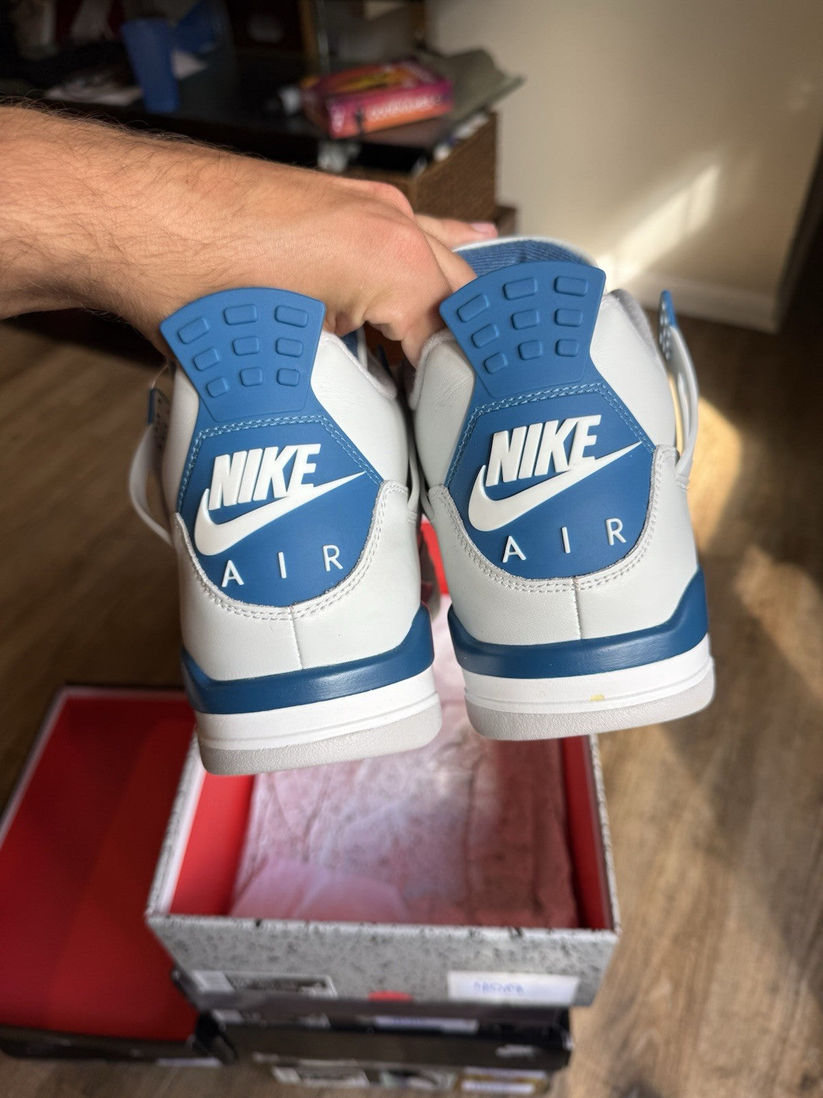 Size 10.5 - Jordan 4 Retro Military Blue