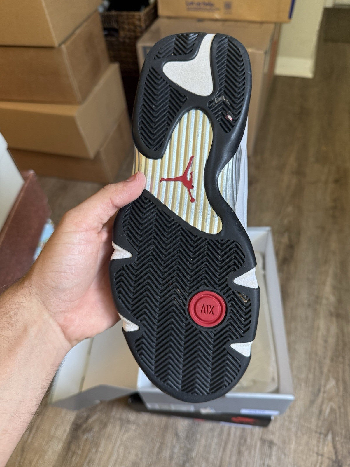 Size 9 - Jordan 14 Retro Black Toe (2024)