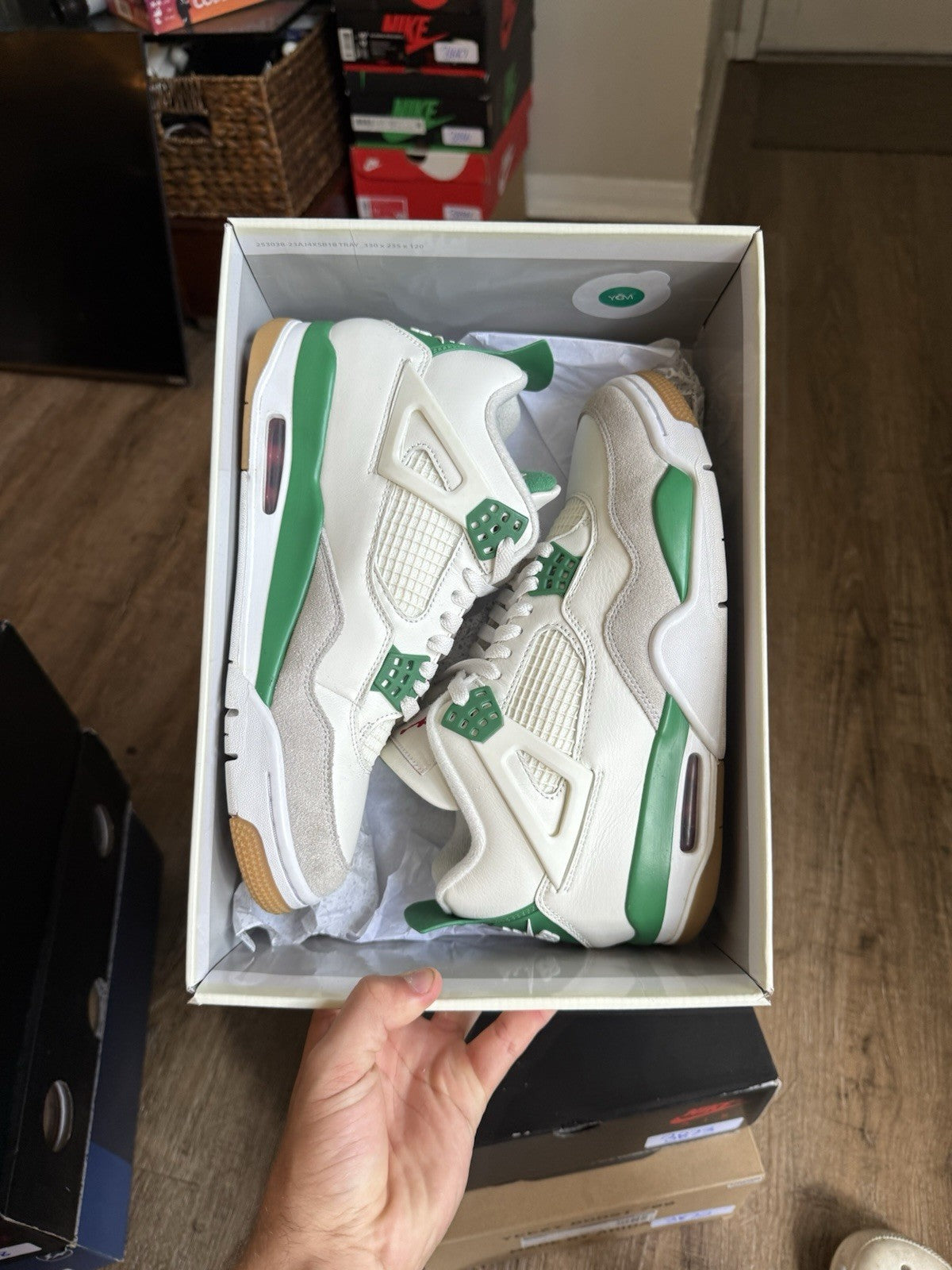 Size 9 - Jordan 4 Retro SP x Nike SB Mid Pine Green