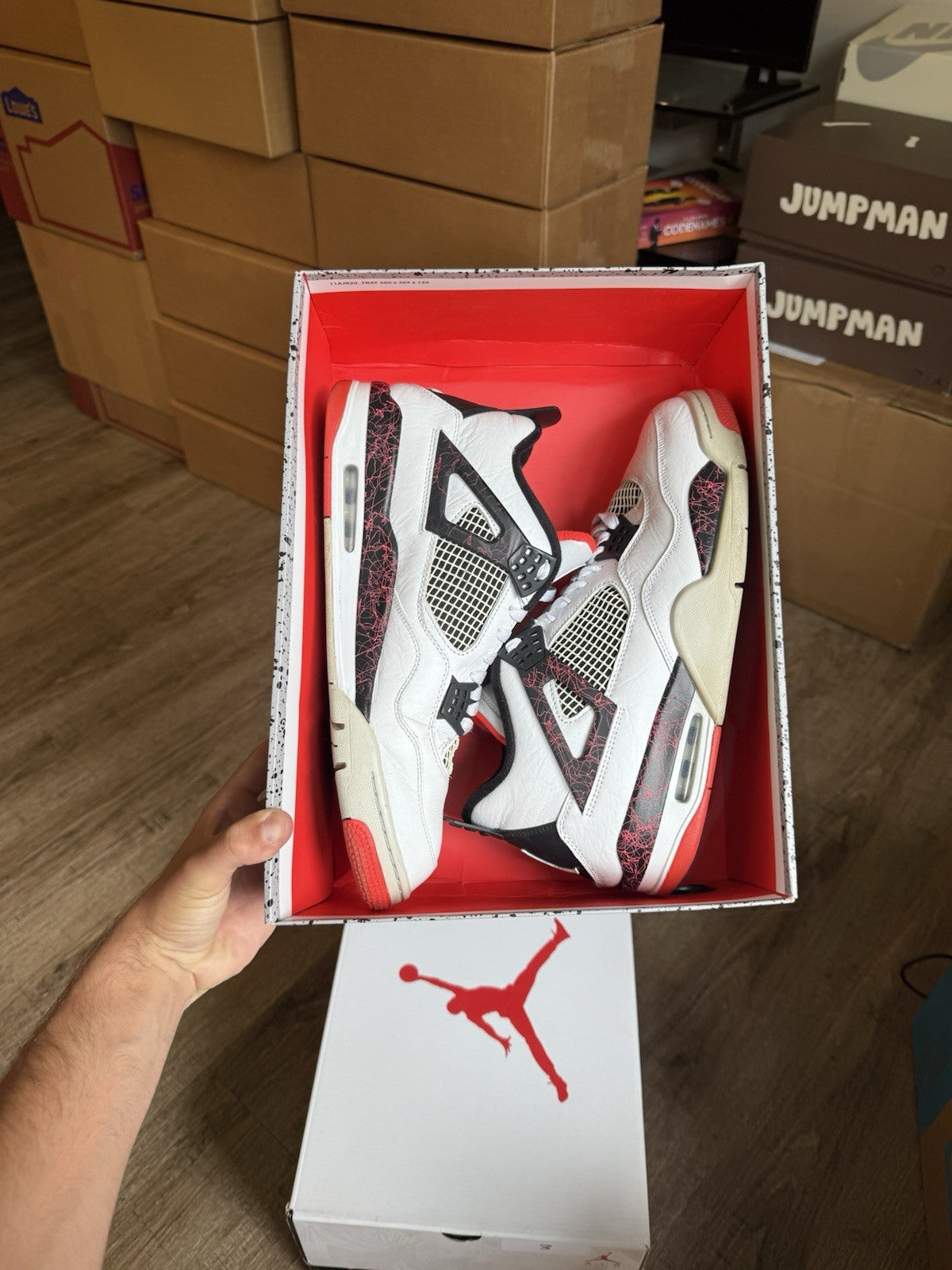 Size 13 - Jordan 4 Retro Flight Nostalgia
