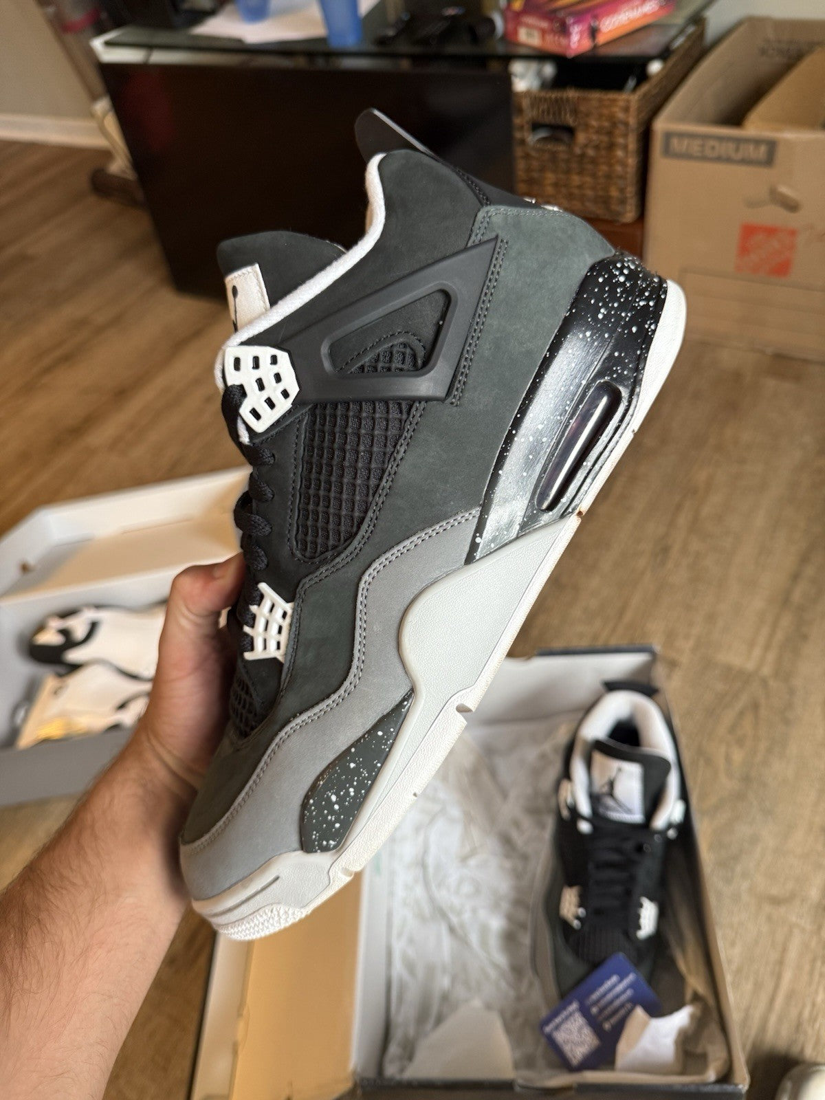 Size 11.5 - Jordan 4 Retro Fear (2024)