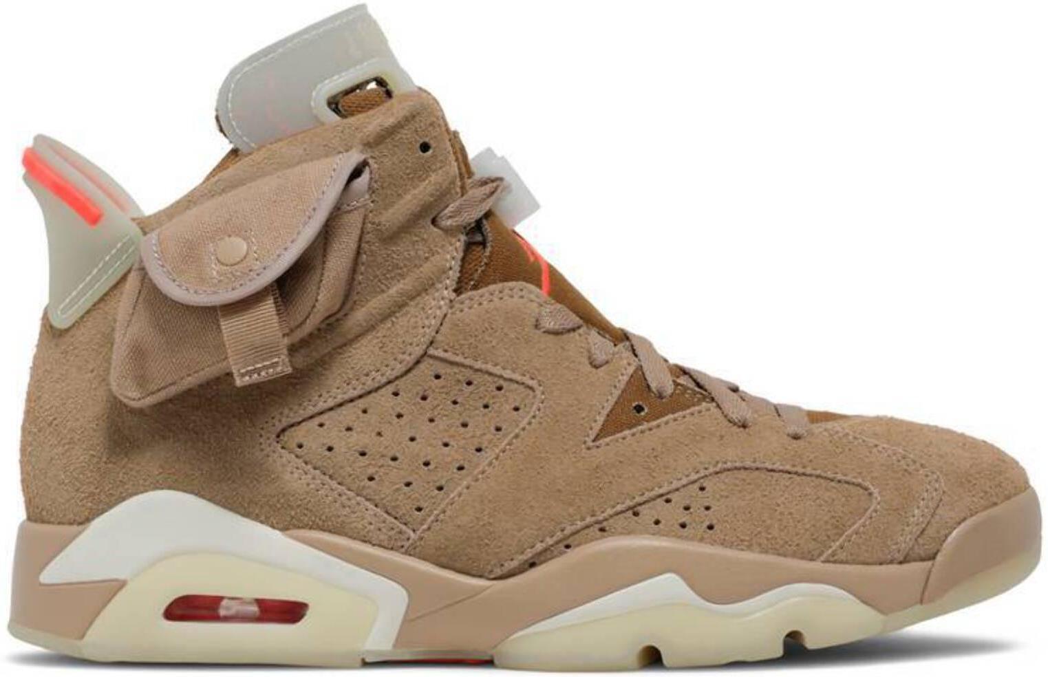 Size 11 - Jordan 6 Retro x Travis Scott Mid British Khaki