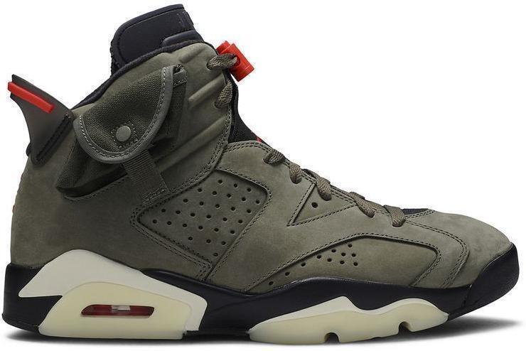 Size 14 - Jordan 6 Retro x Travis Scott Mid Olive