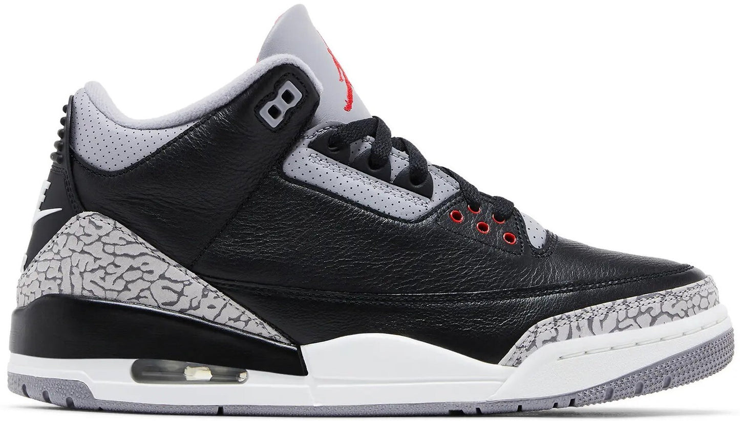Air Jordan 3 Reimagined Black Cement 2024 Size 9