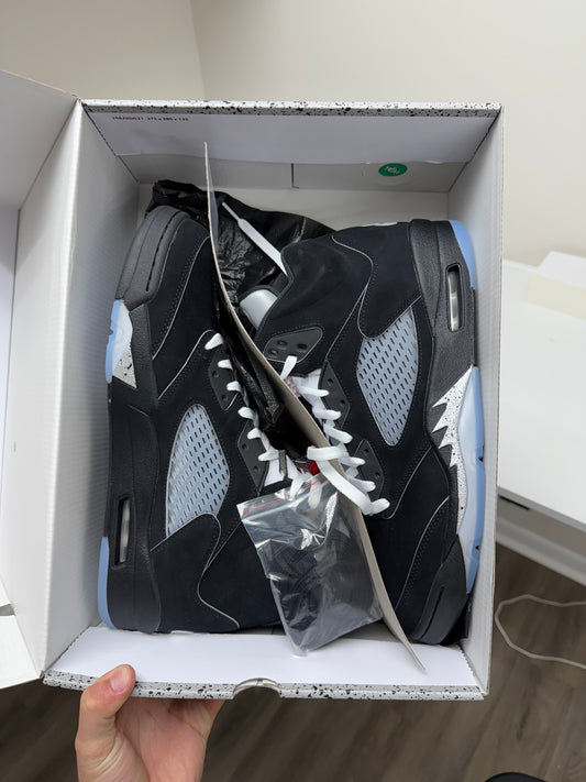 Size 13 - Jordan 5 Black Metallic Reimagined (Brand New)