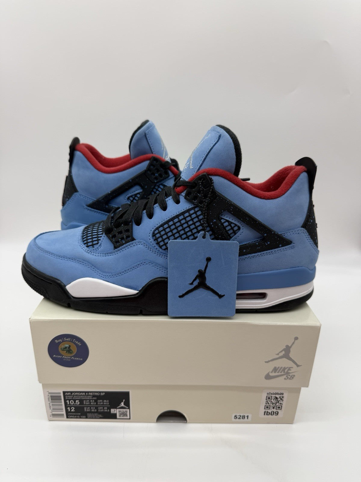 Size 10.5 - Jordan 4 Travis Scott Cactus Jack (Brand New)
