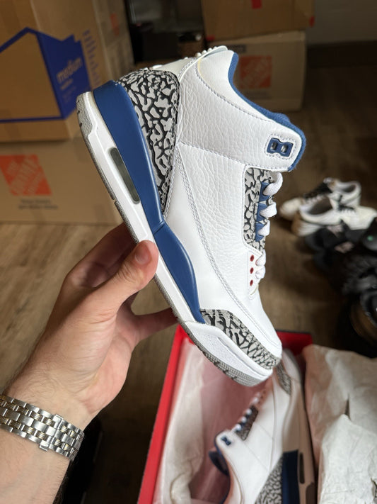 Size 8 - Air Jordan 3 Retro 2011 True Blue