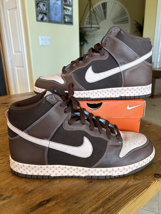 Size 12 - Nike Dunk High Easter Polka Dot