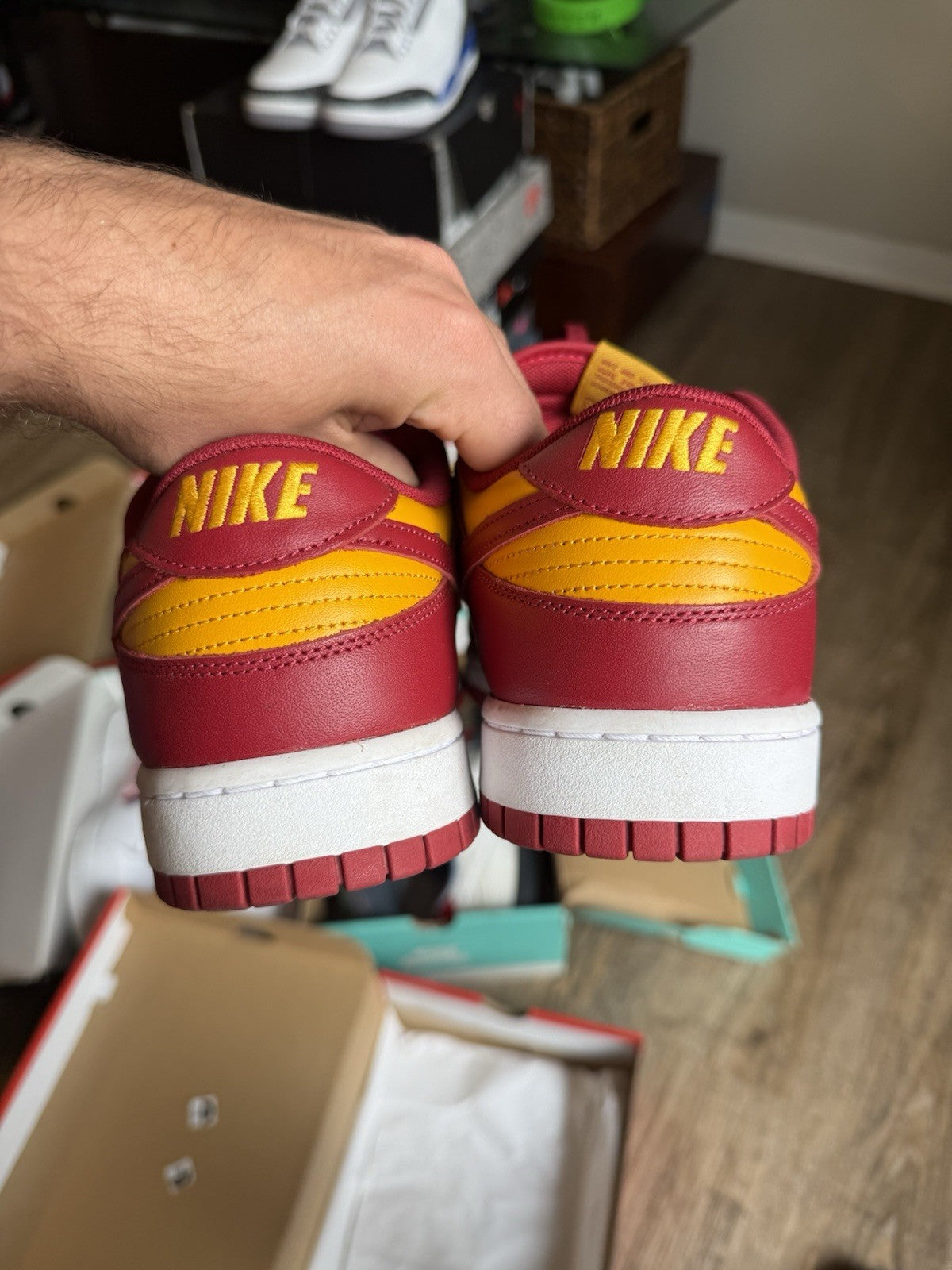 Size 13 - Nike Dunk Low USC Midas Gold
