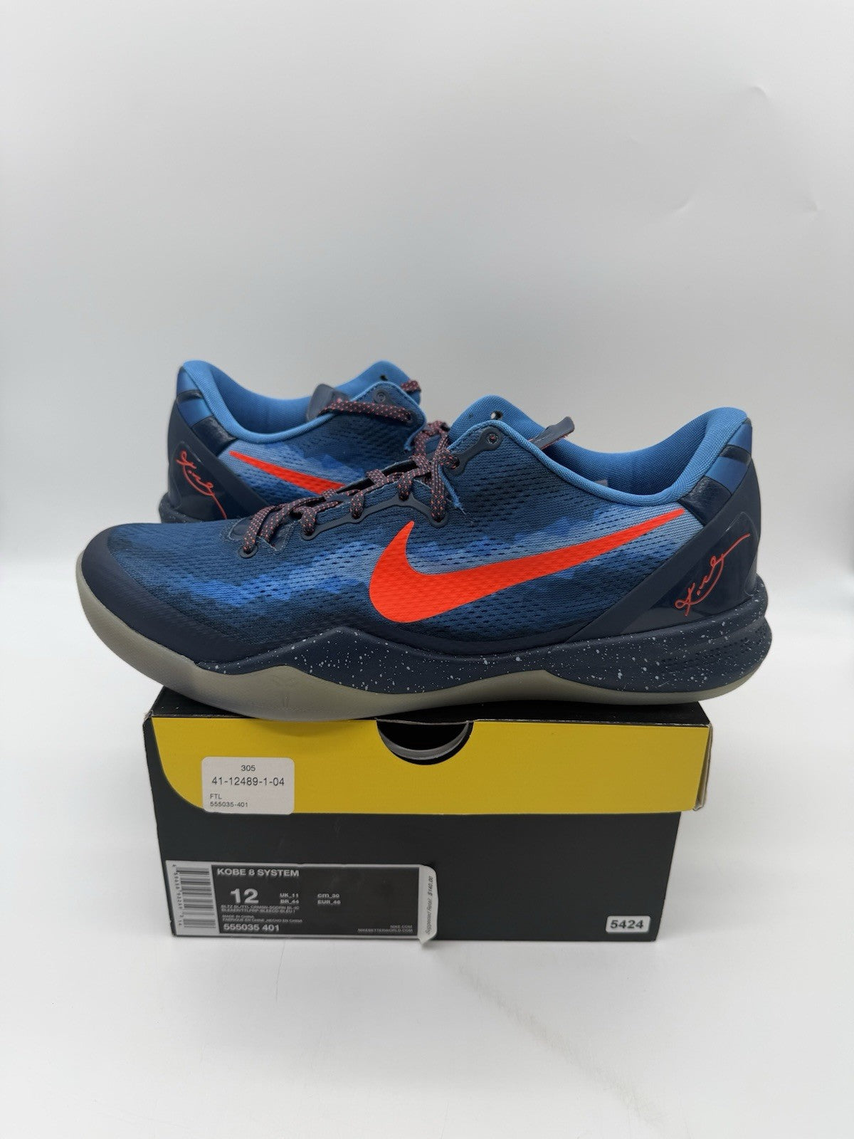 Size 12 - Nike Kobe 8 System Blue Blitz (Brand New)
