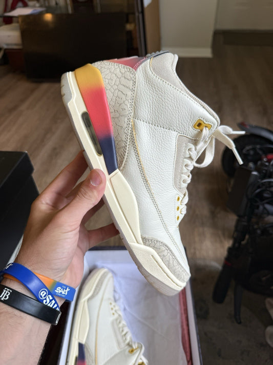 Size 9 - Air Jordan 3 Retro SP J Balvin Medellín Sunset