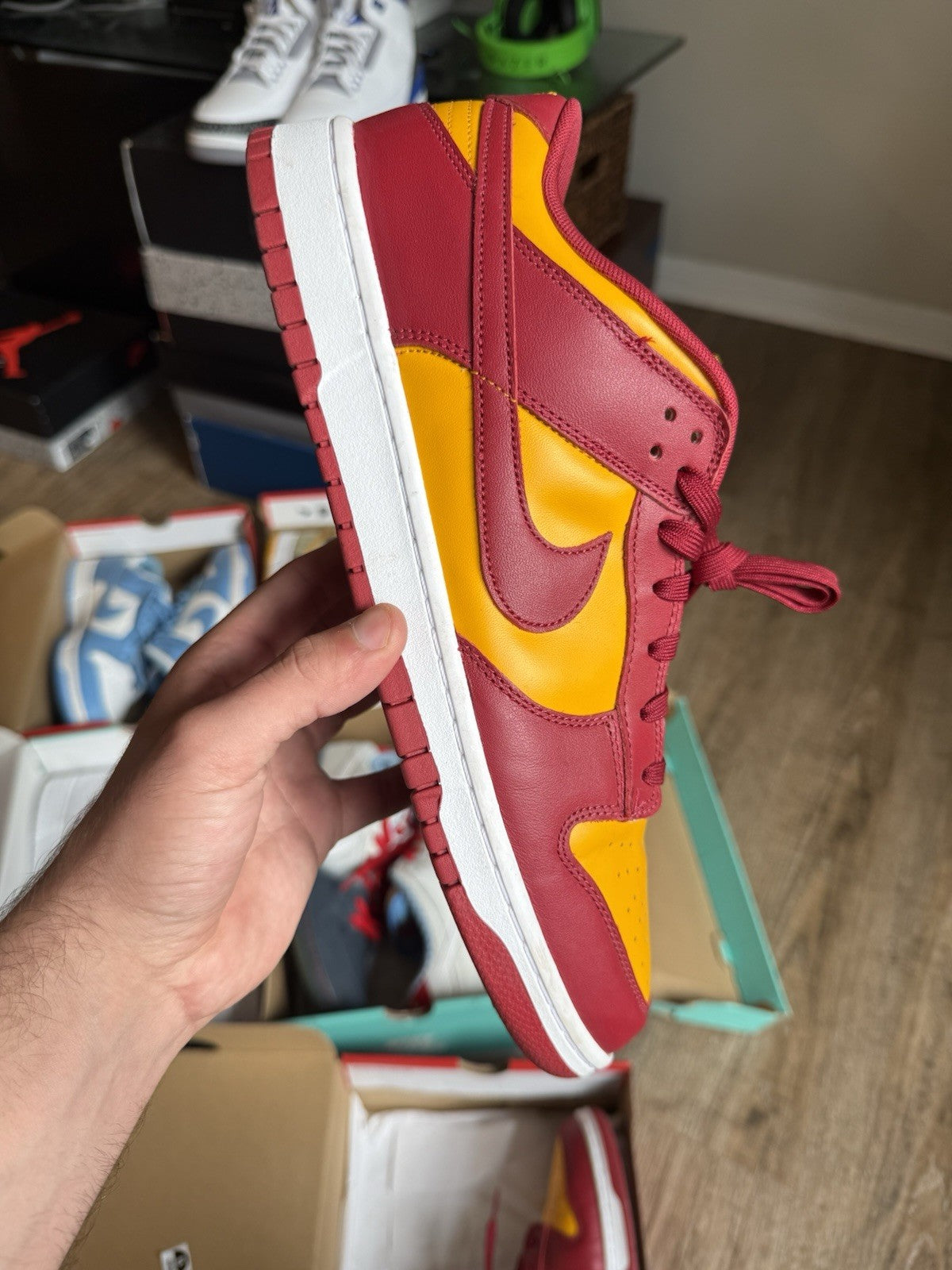 Size 13 - Nike Dunk Low USC Midas Gold