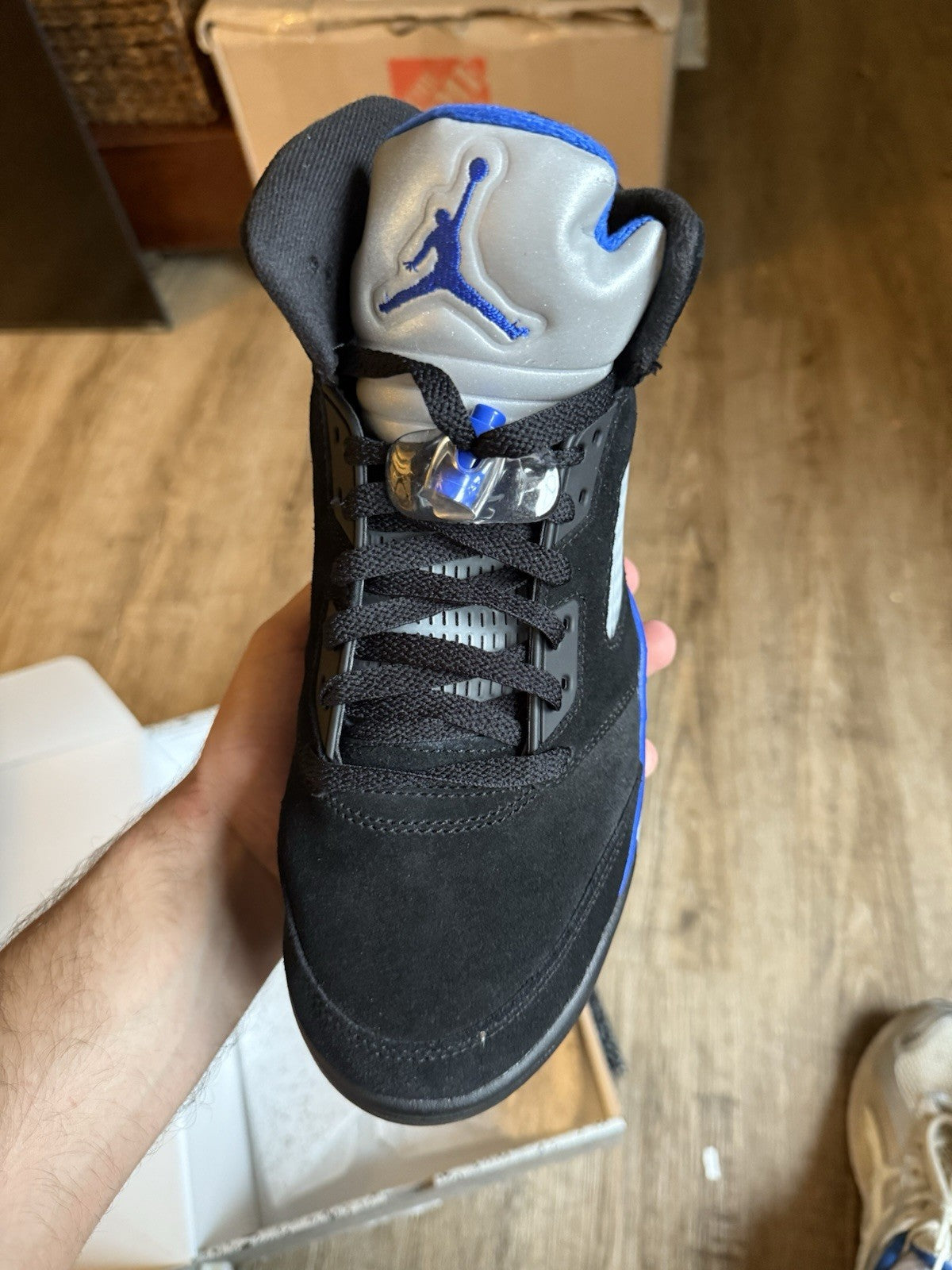 Size 8.5 - Jordan 5 Retro Mid Racer Blue