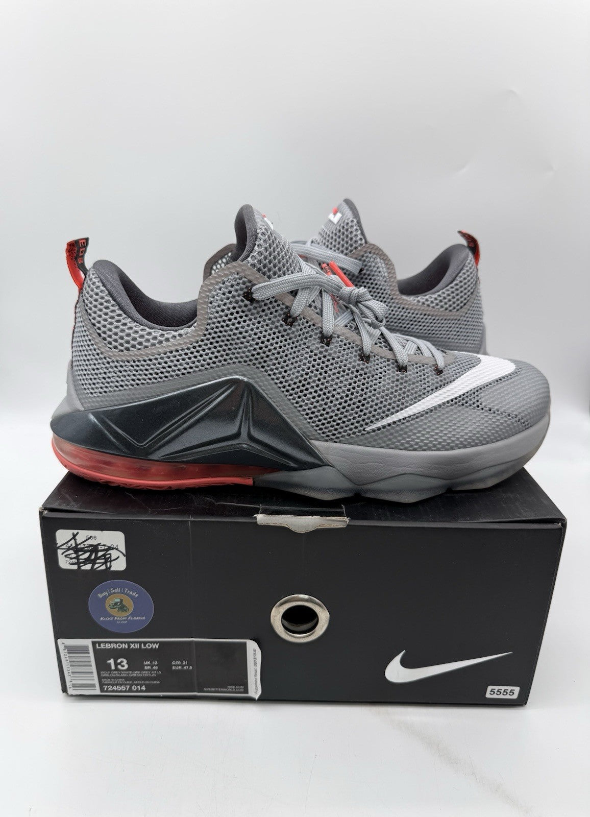 Size 13 - Nike LeBron 12 Low Earned 724557-014