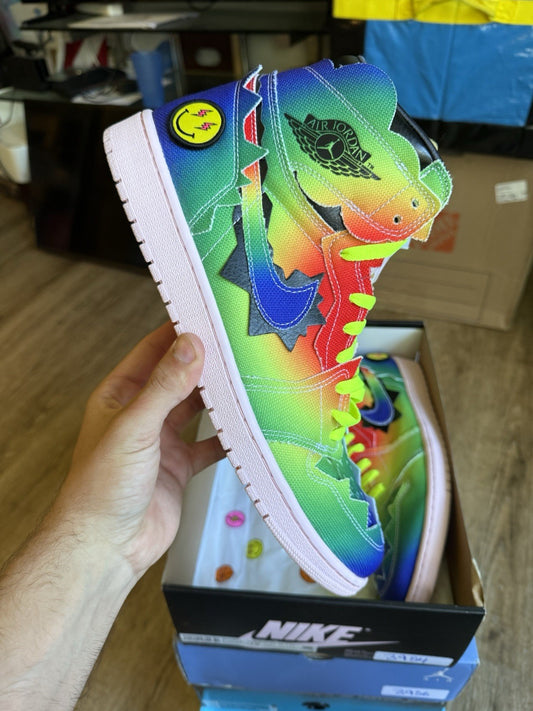 Size 14 - Jordan 1 Retro High J Balvin (worn once)
