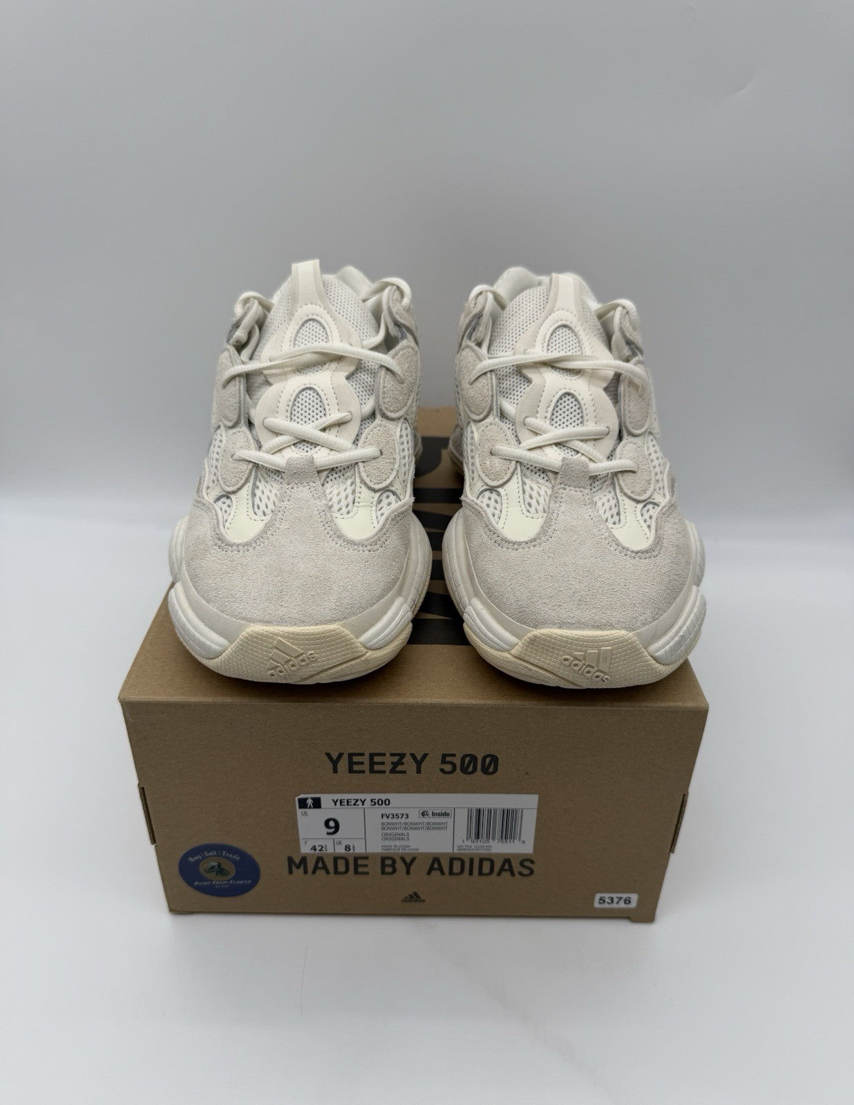 Size 9 - adidas Yeezy 500 Bone White (2019)
