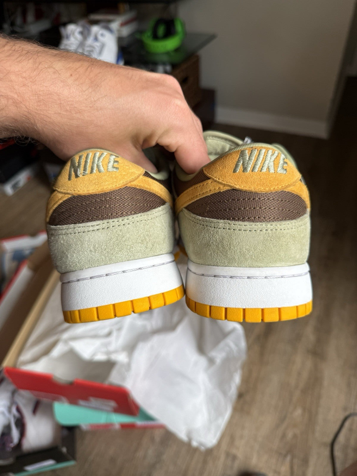 Size 13 - Nike Dunk Low Dusty Olive