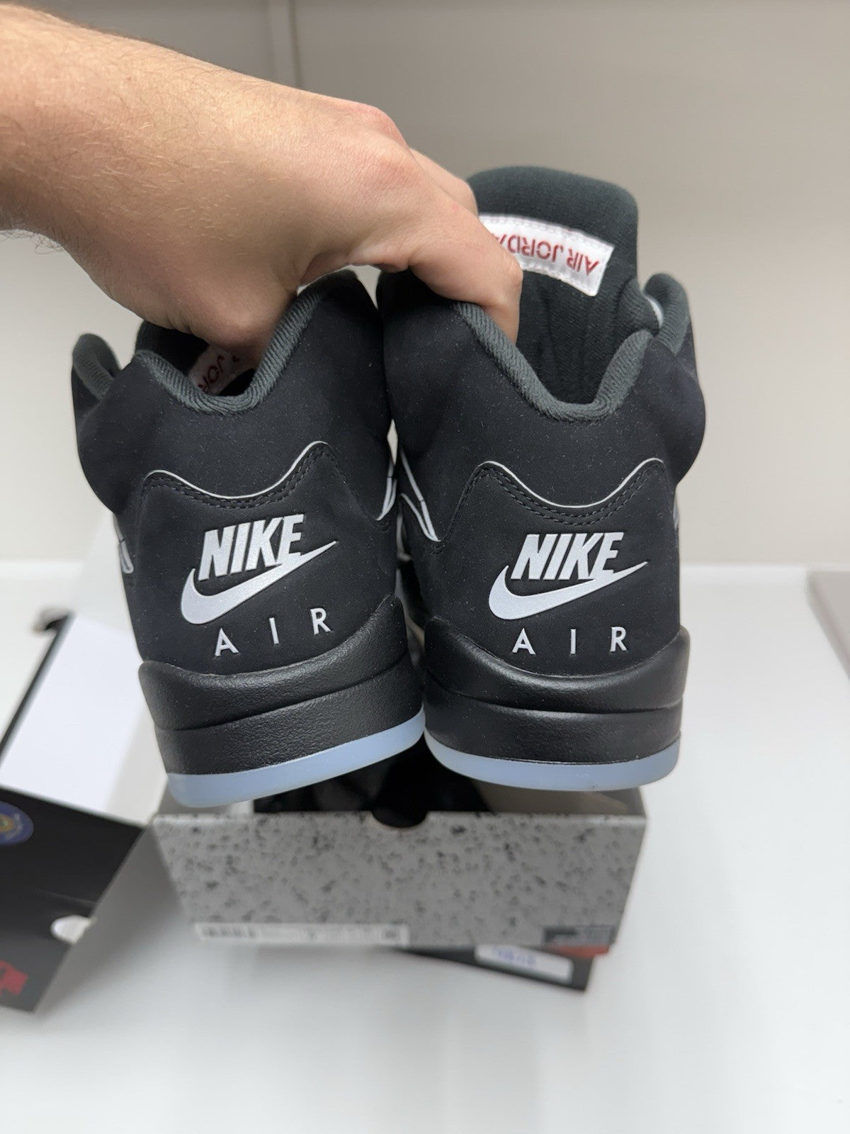 Size 9 - Jordan 5 Retro OG Black Metallic Reimagined