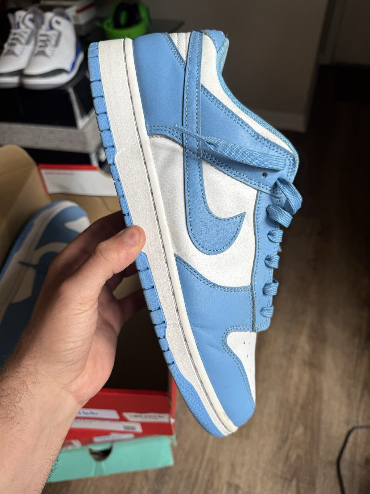 Size 13 - Nike Dunk Low UNC University Blue