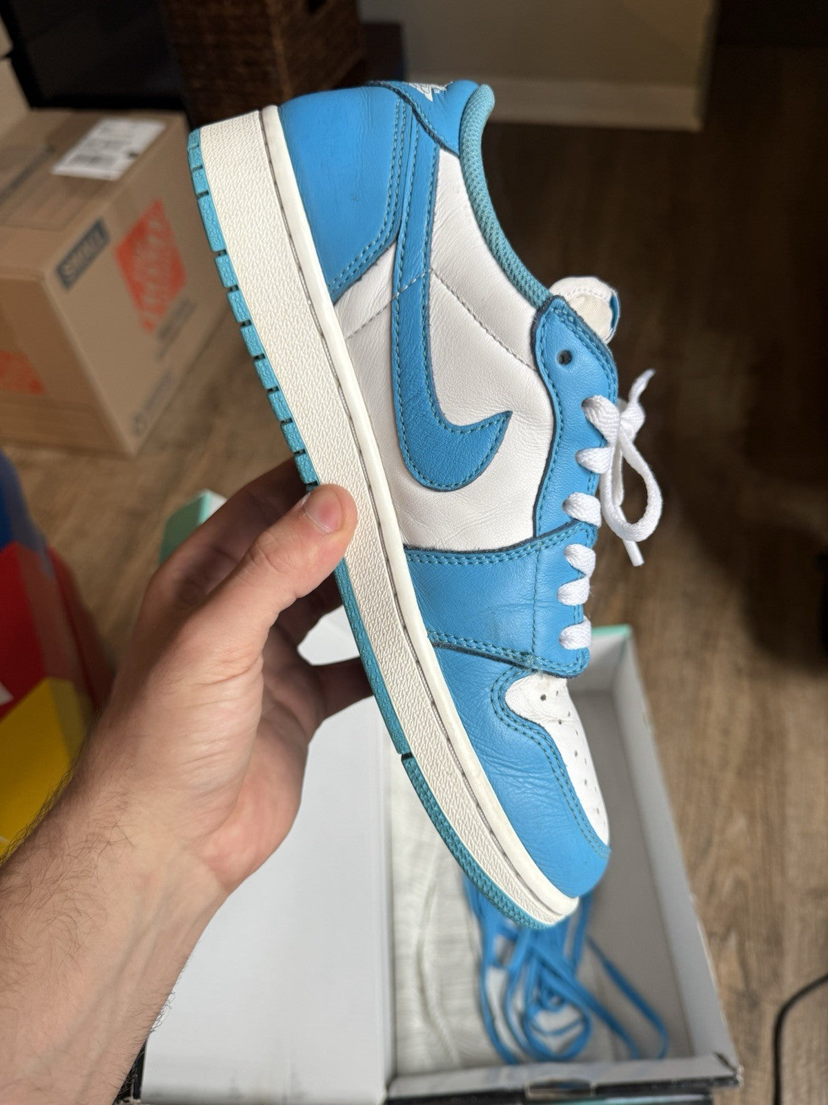 Size 8.5 - Eric Koston x Jordan 1 SB Low Powder Blue