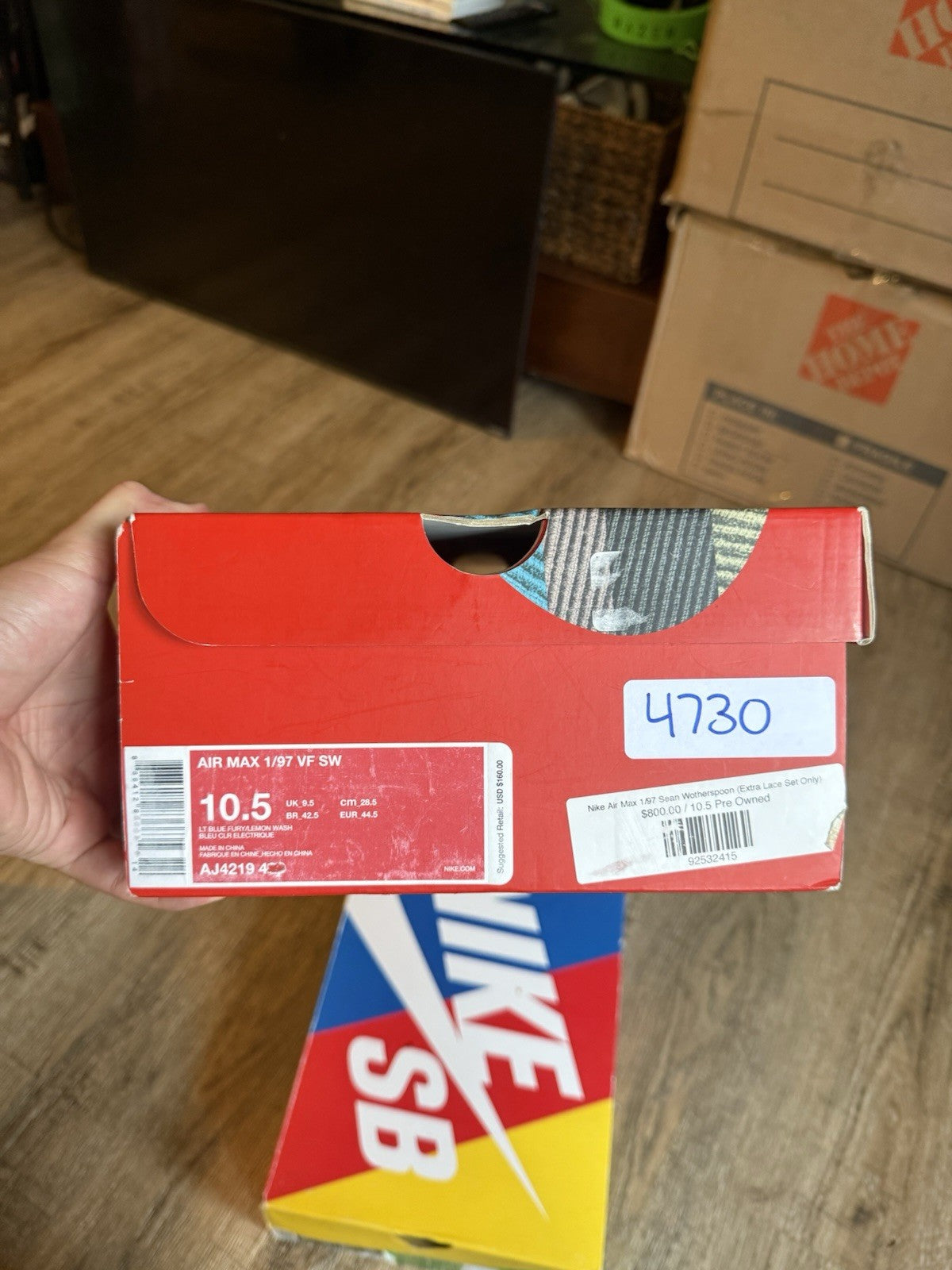 Size 10.5 - Nike Air Max 1/97 x Sean Wotherspoon Low Sean Wotherspoon