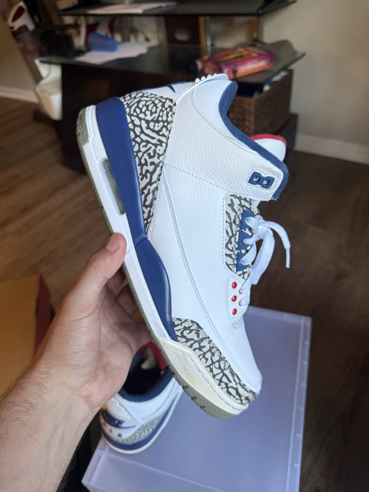 Size 11 - Jordan 3 Retro OG Mid True Blue