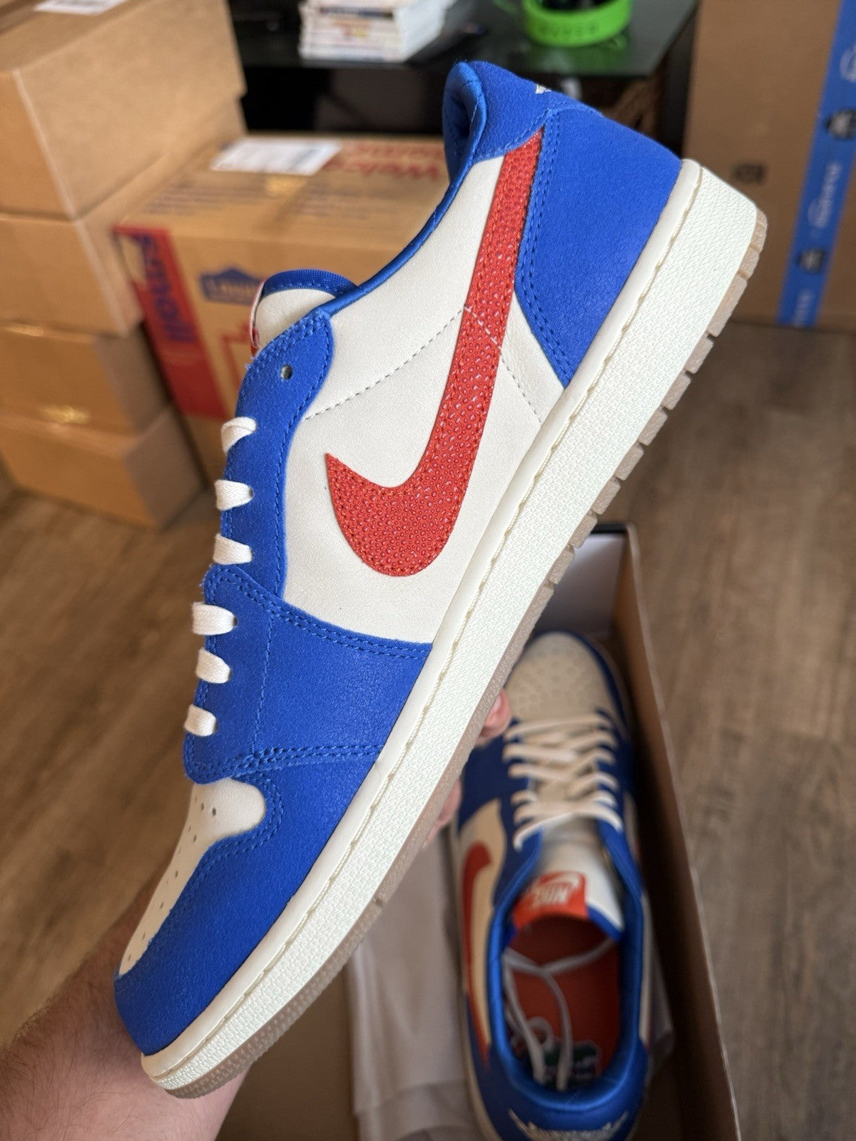 Size 14 - Nike Air Jordan 1 Low Retro Florida Gators (worn once)