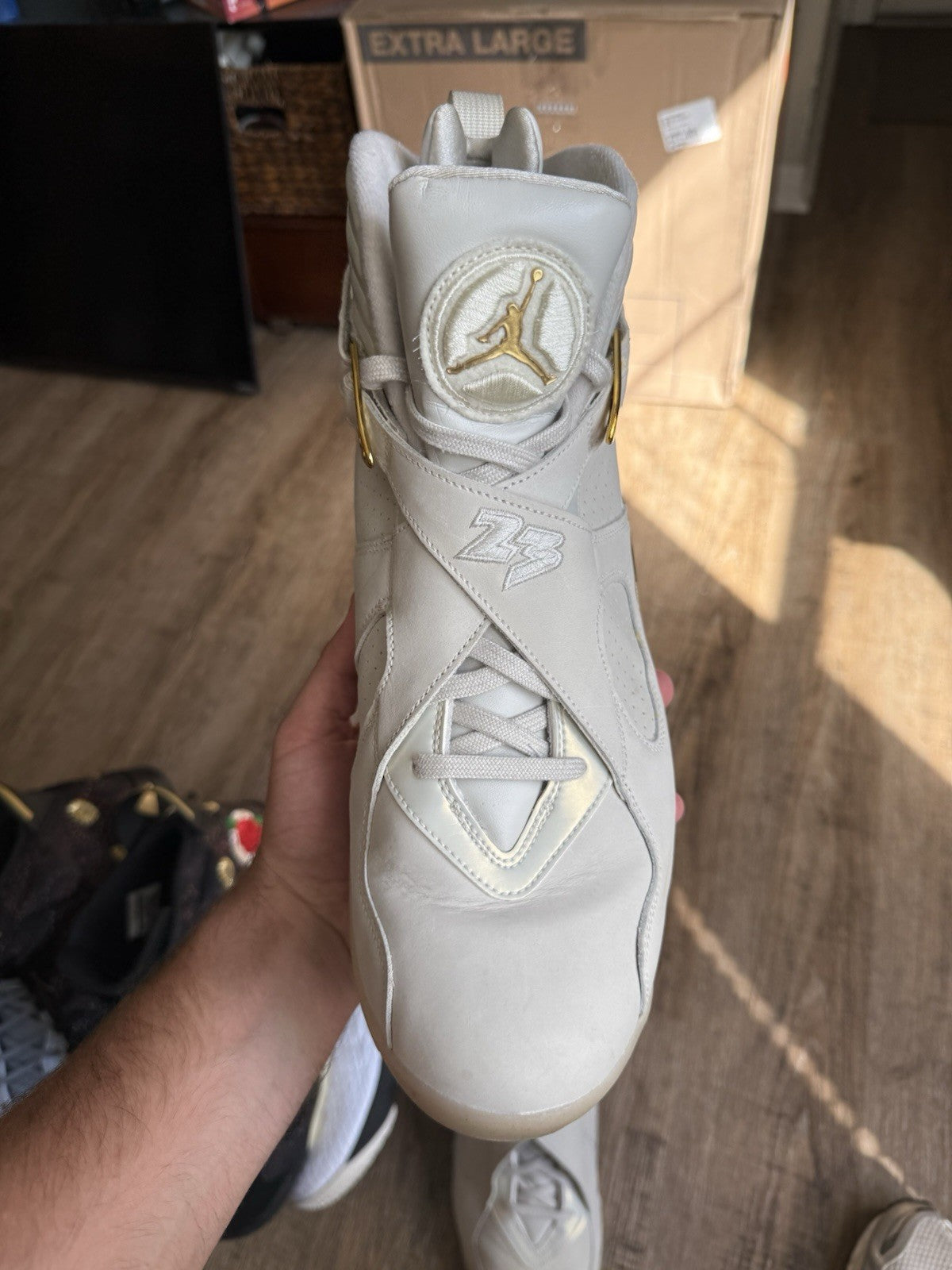 Size 14 - Air Jordan 8 Retro Champagne